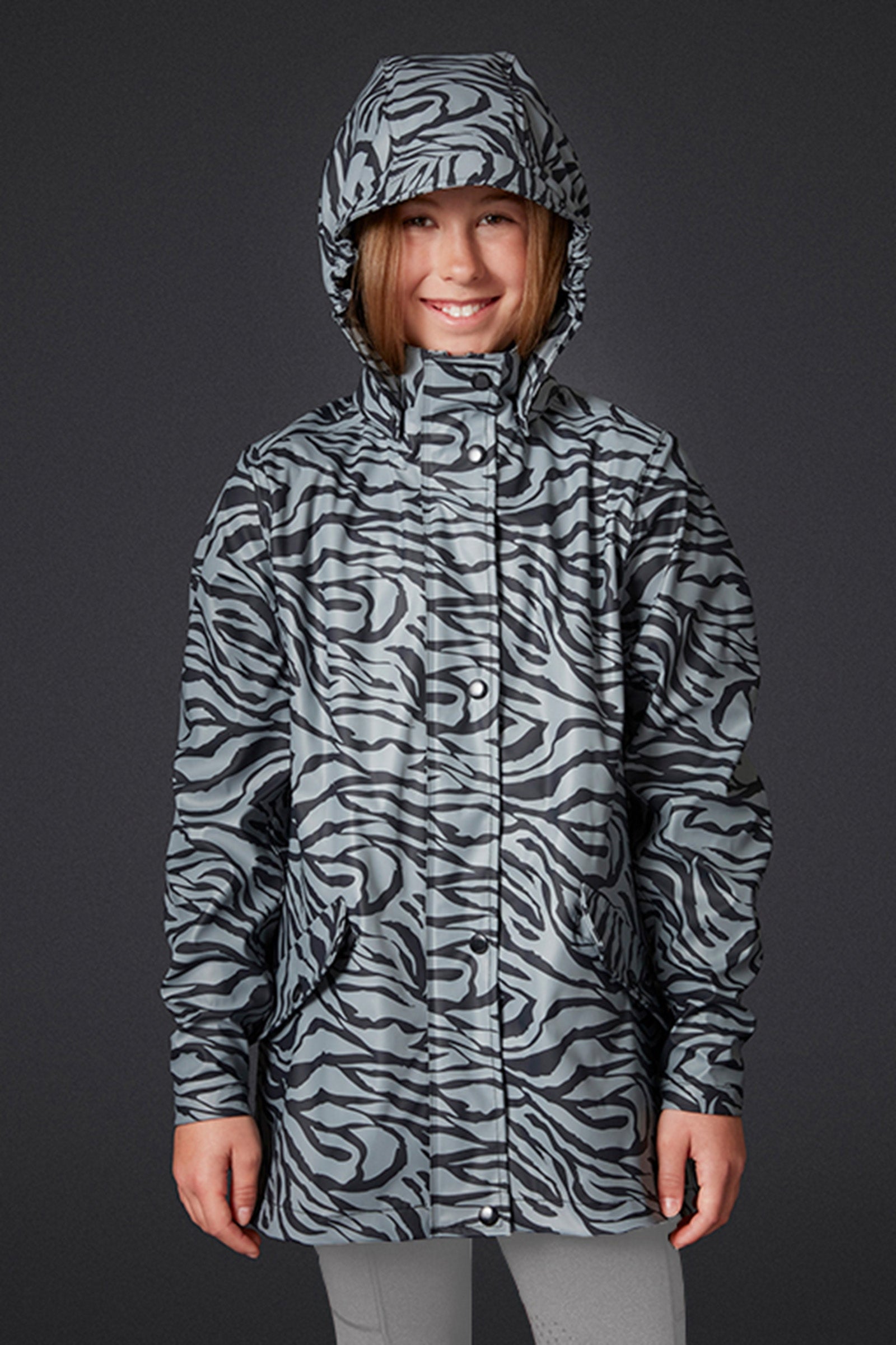 Mountain Horse Drops Kids Raincoat Barnridkläder