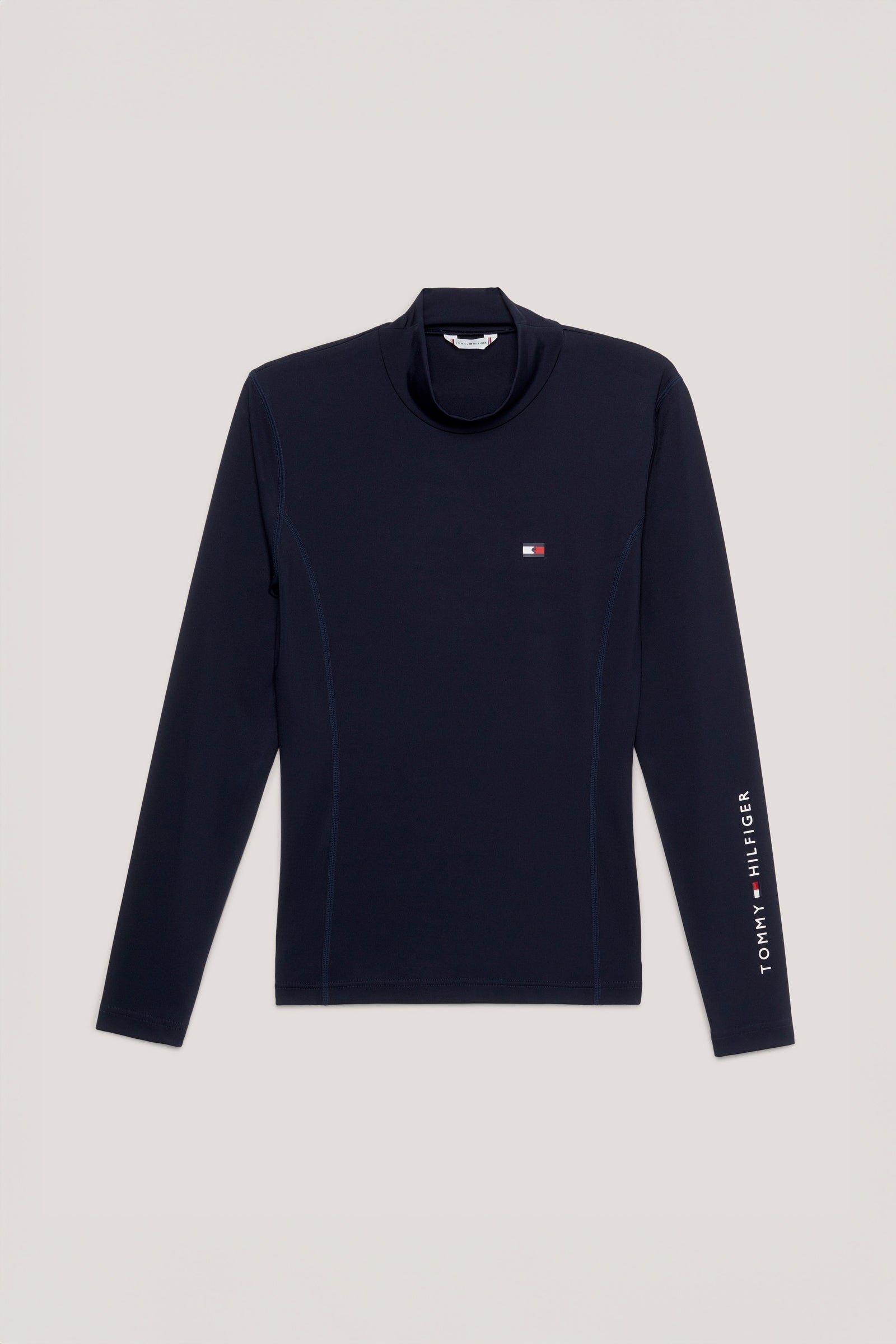 Tommy Hilfiger Equestrian långärmad tröja med hög hals för dam Damridkläder
