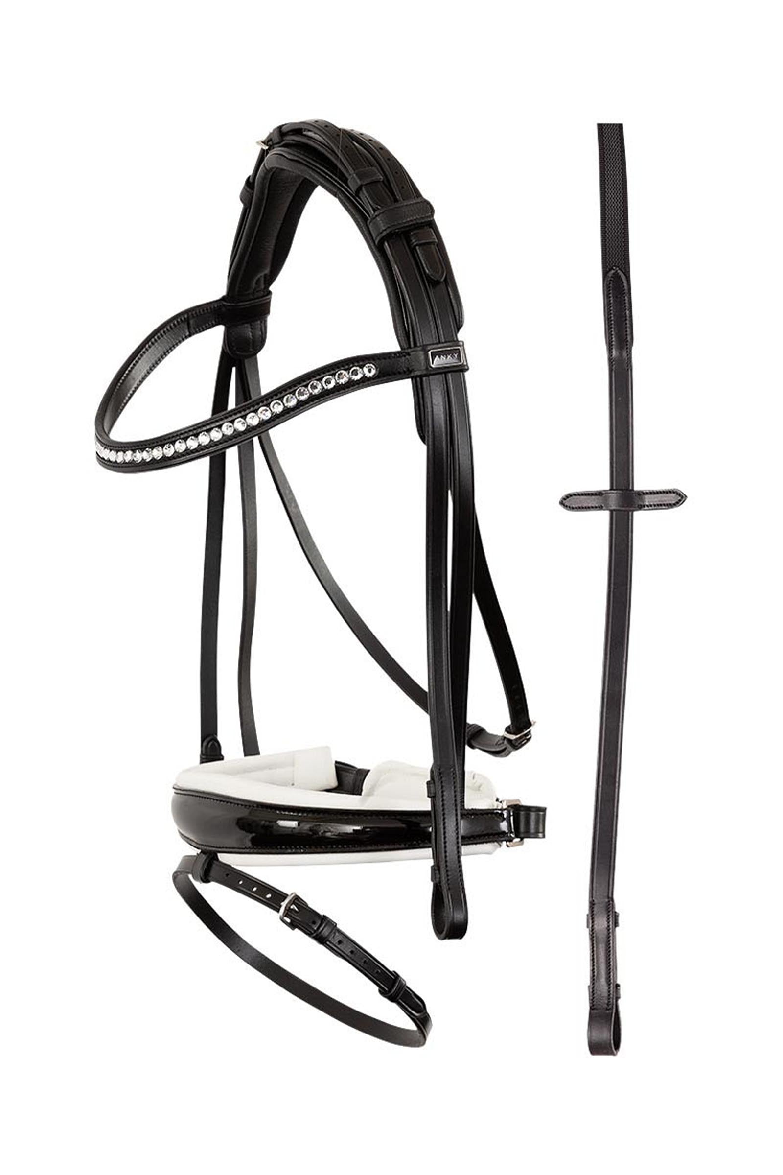 Anky ANKY Anatomic Bridle With Crown Buckle & Reins Träns & Tyglar