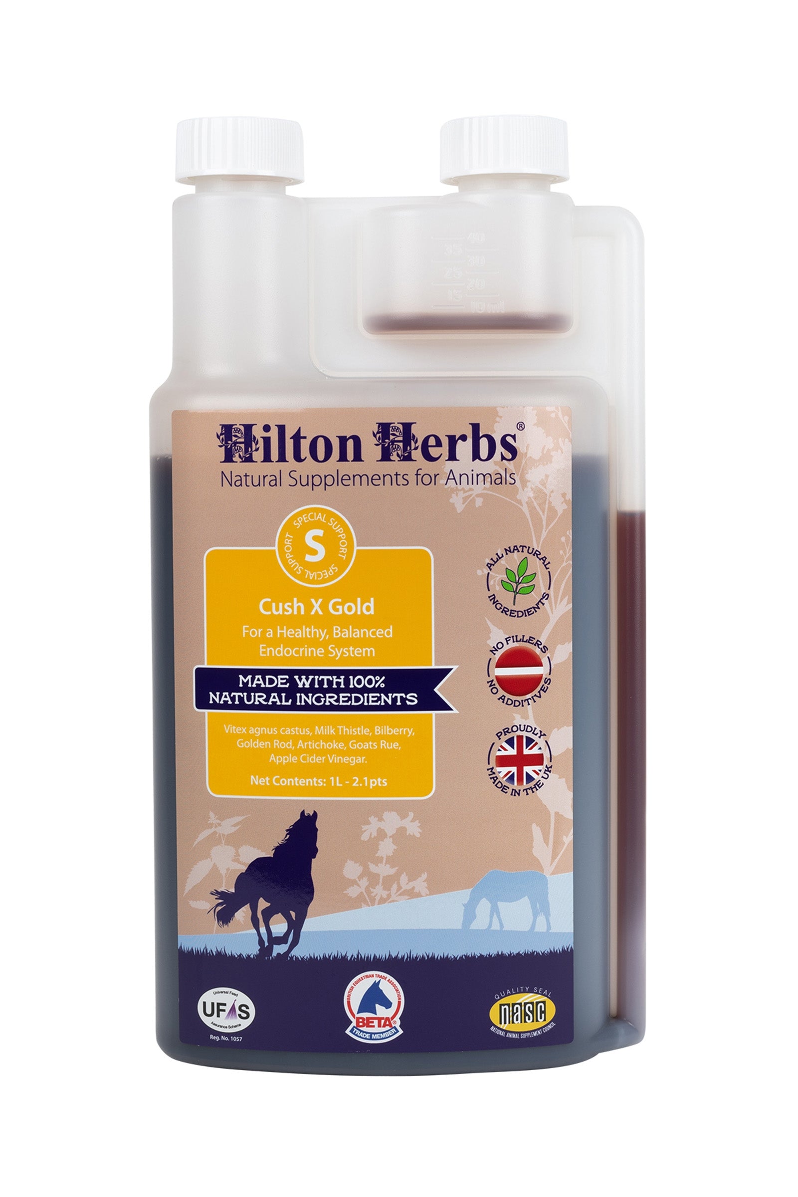 Hilton Herbs Cush X Gold 1 l Horse Feed & Nutrition
