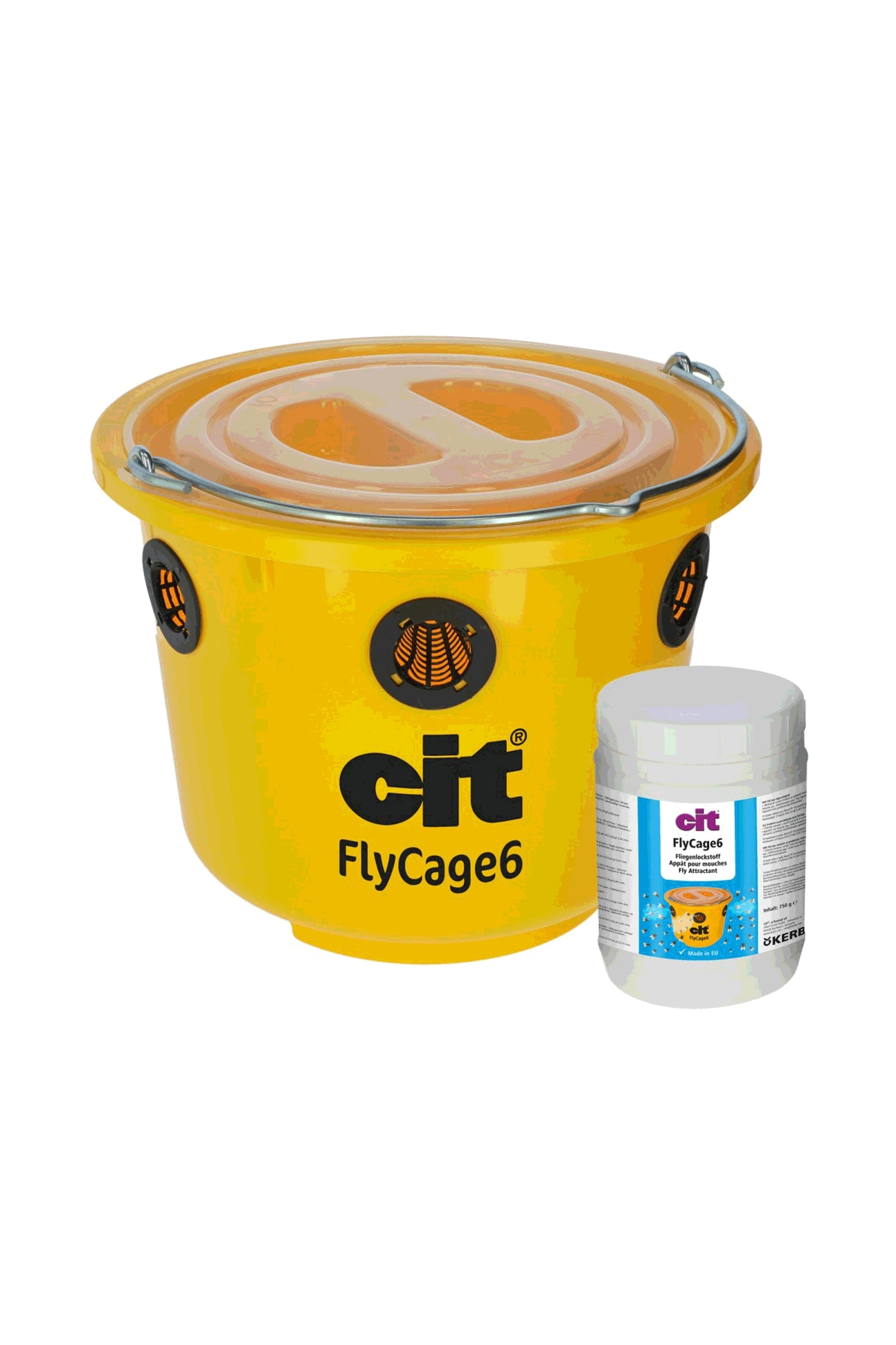 Kerbl Cit FlyCage 6 Fly Trap, Set incl. 750 g Attractant Flugskydd