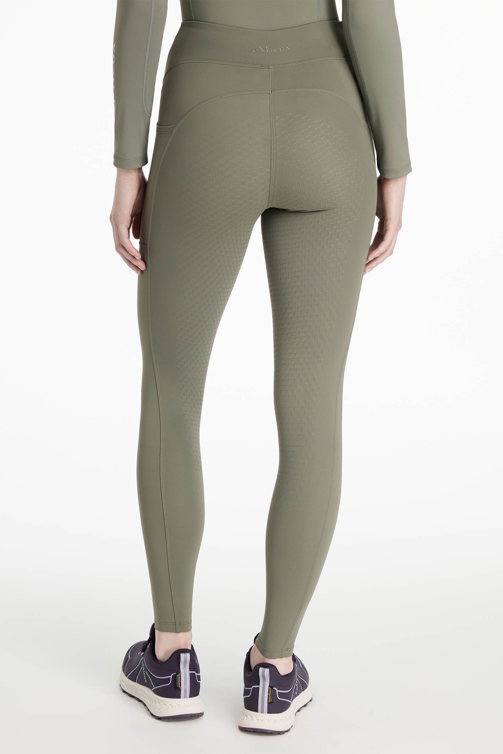 LeMieux Natalie damridbyxor med borstad insida och helskodd Womens Breeches