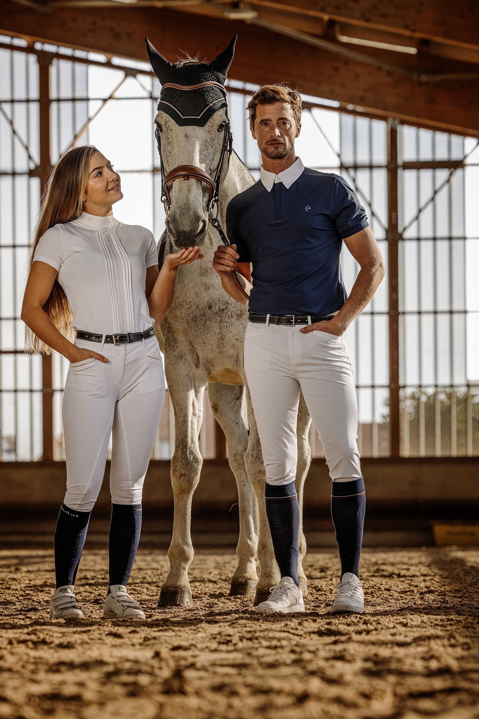 EQUITHÈME Wellington Men´s Show Polo Shirt Mens Riding Clothing