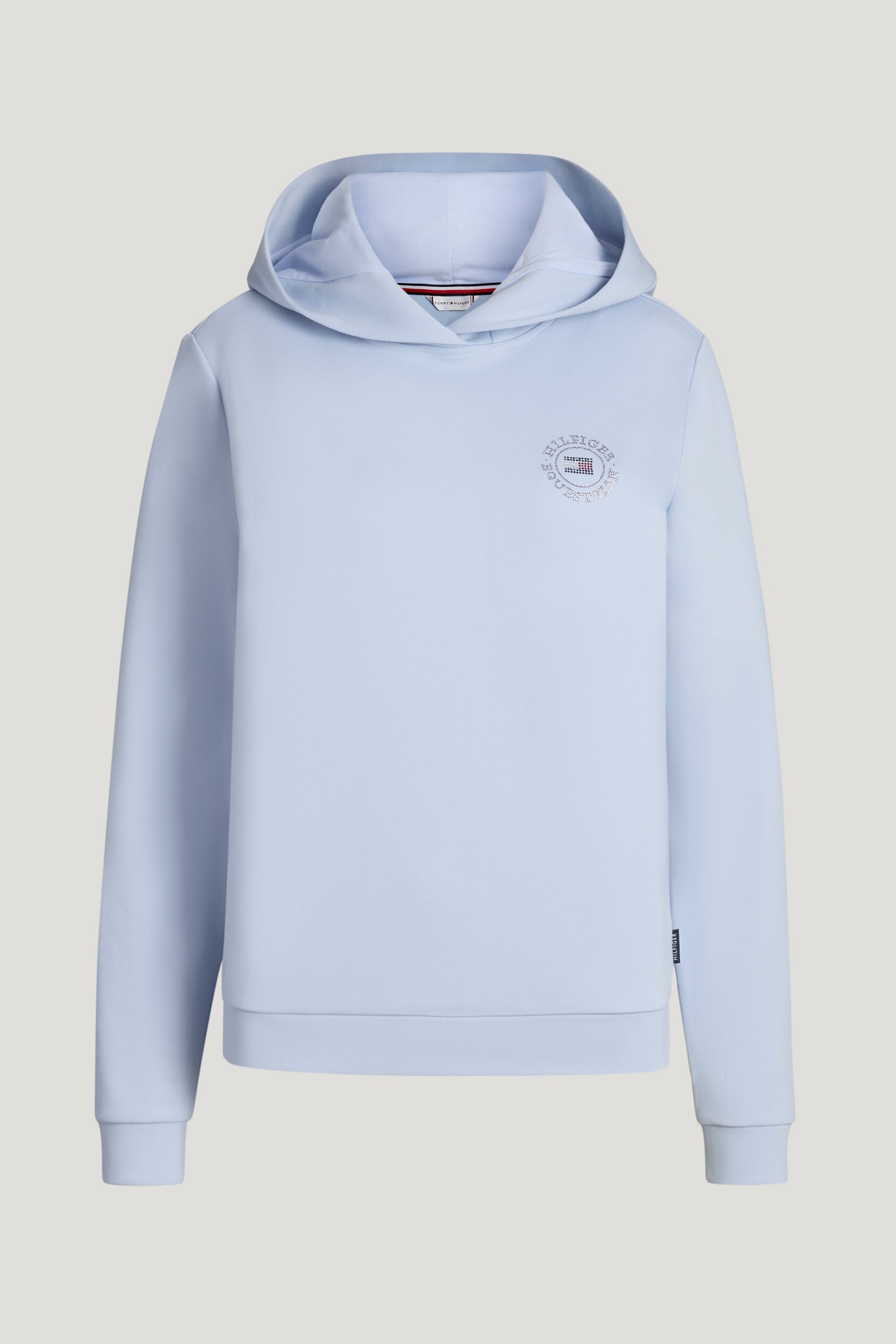 Tommy Hilfiger Equestrian Hollywood huvtröja för dam med strass Damridkläder