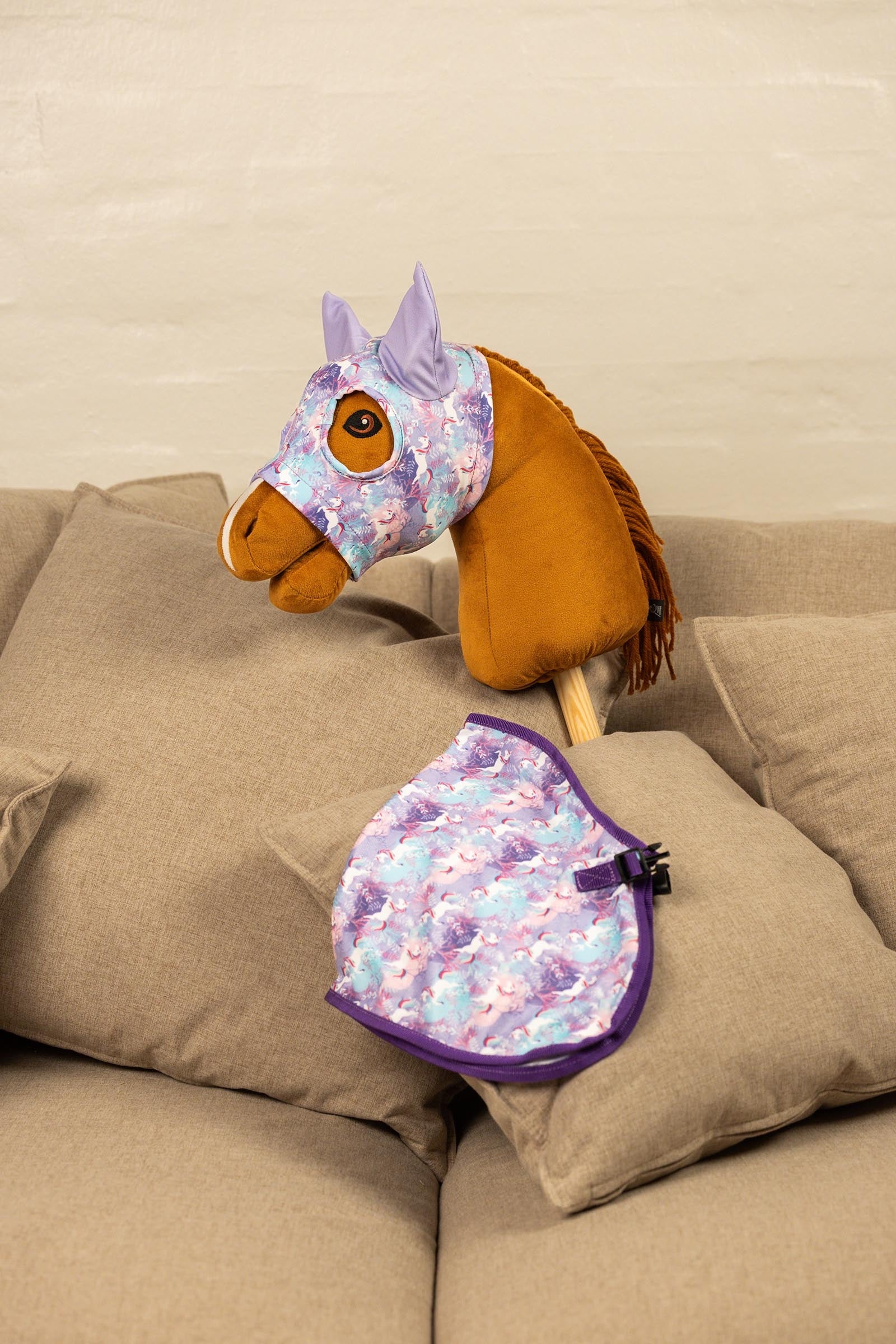 My Hobby Horse Race Mask with Unicorn Print Gifts & Toys