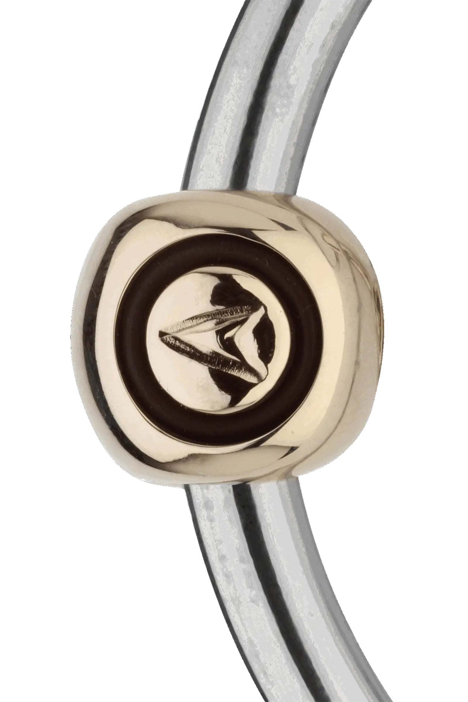 Sprenger Novocontact Eggbutt Bradoon 14mm Double Jointed Sensogan D-Shaped Rings Horse Bits