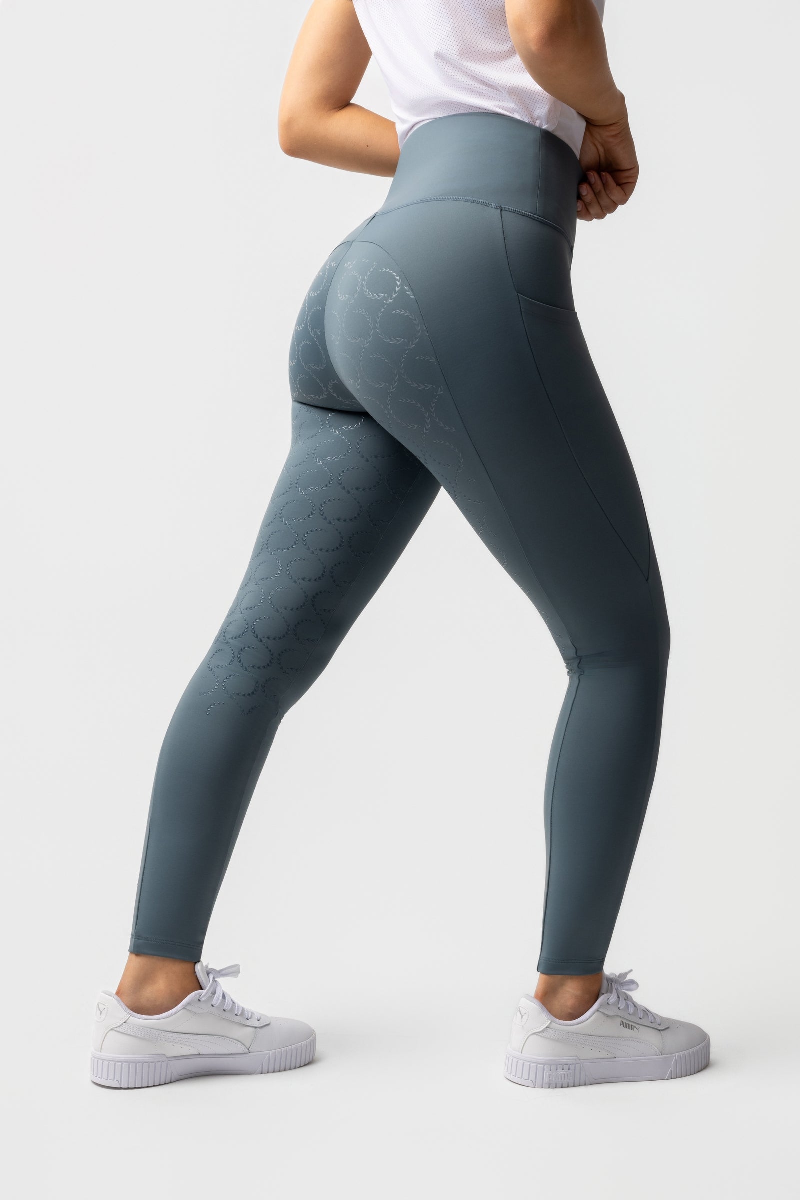 Horze Gillian Damernas Thermo Fullgrip leggings Womens Breeches