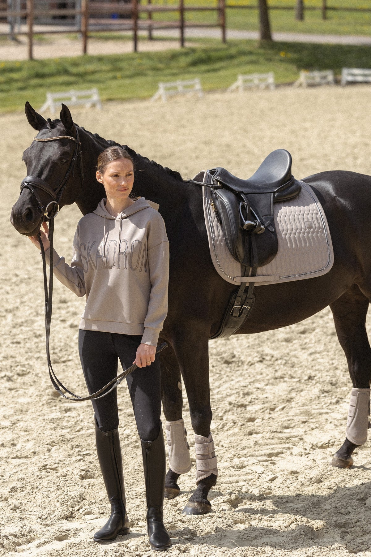 Eskadron Heritage 26/27 Sparkle Crystal Dressage Saddle Pad Saddle Pads