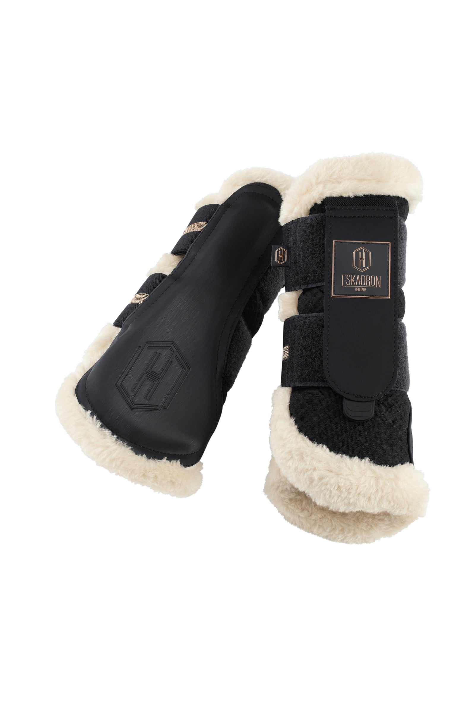 Eskadron Heritage AW24 Mesh Boots till hästar med fuskpäls Leg Protection & Hoof Protection for Horses