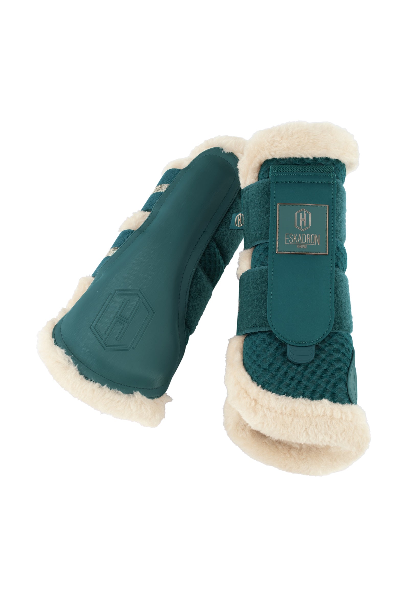 Eskadron Heritage AW24 Mesh Boots till hästar med fuskpäls Leg Protection & Hoof Protection for Horses