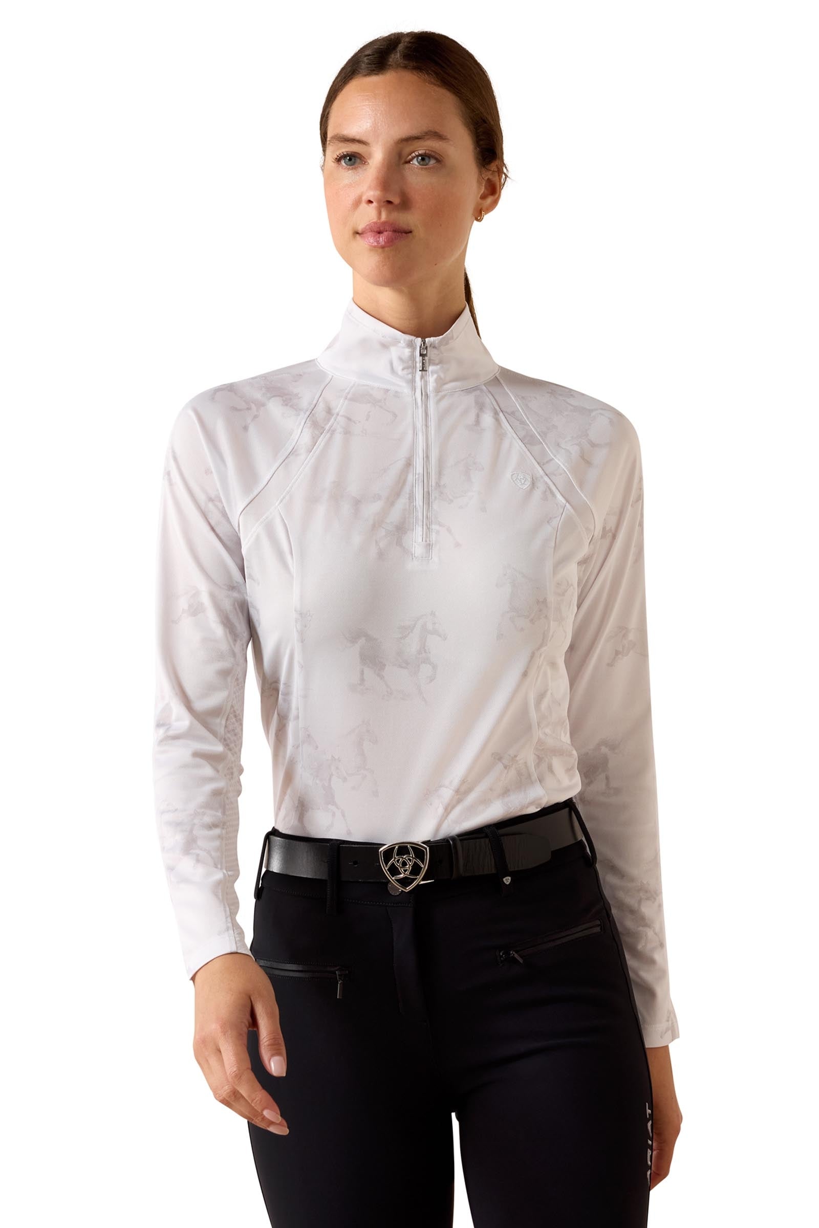 Ariat Women's Sunstopper 3.0 1/4 Zip Baselayer Damridkläder