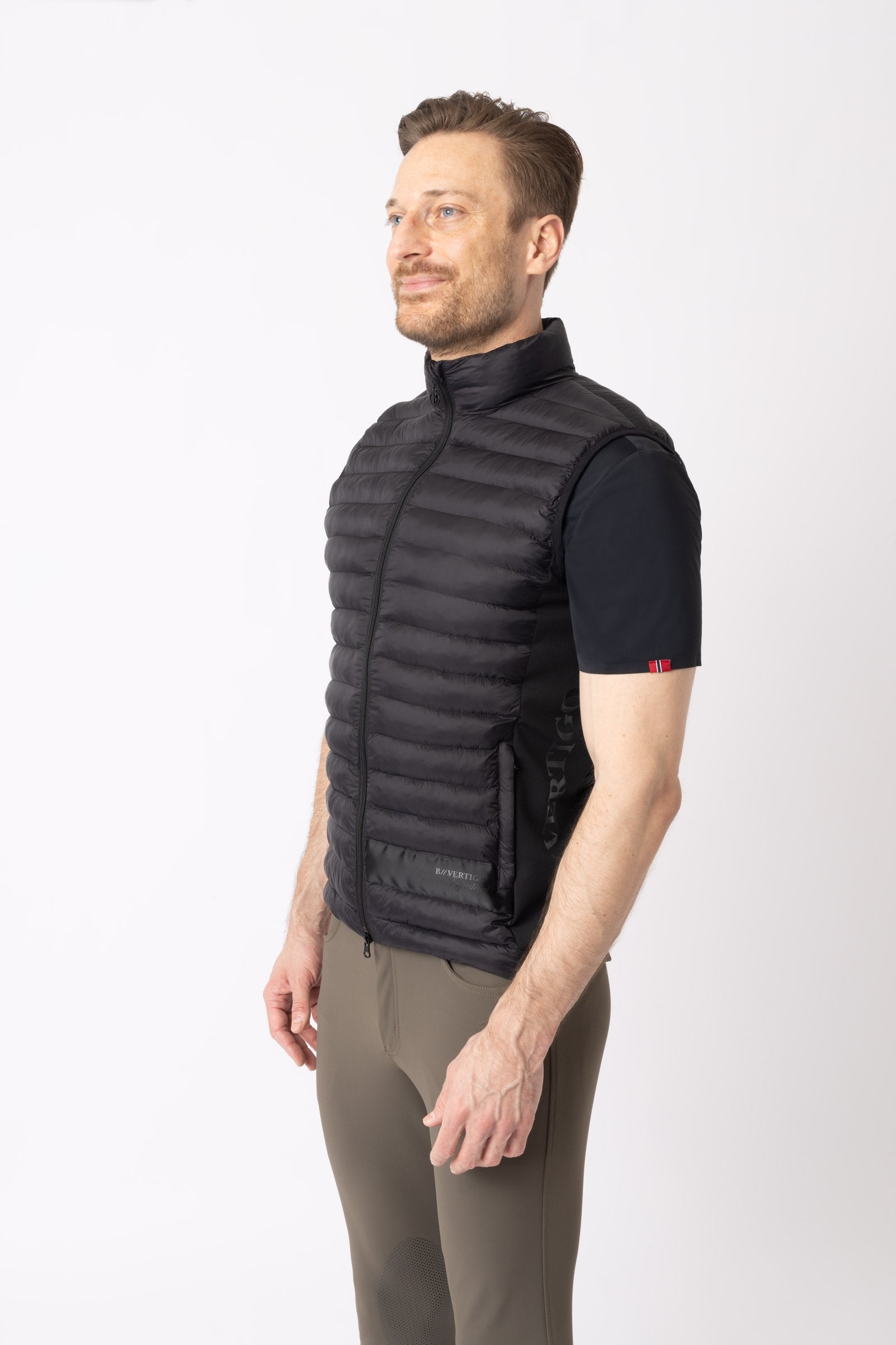 B Vertigo Simon Men's Ultralight Padded Riding Vest Mens Riding Clothing