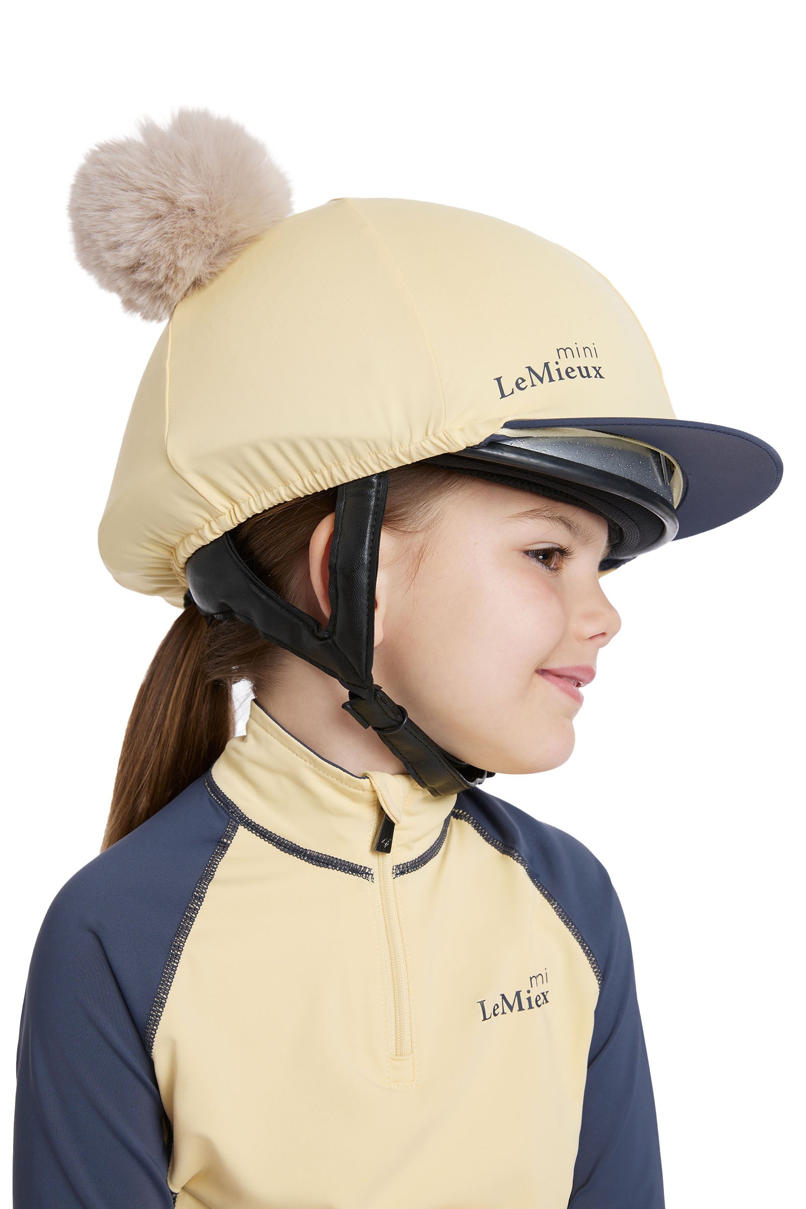 LeMieux Mini Double Pom Hat Silk Accessories
