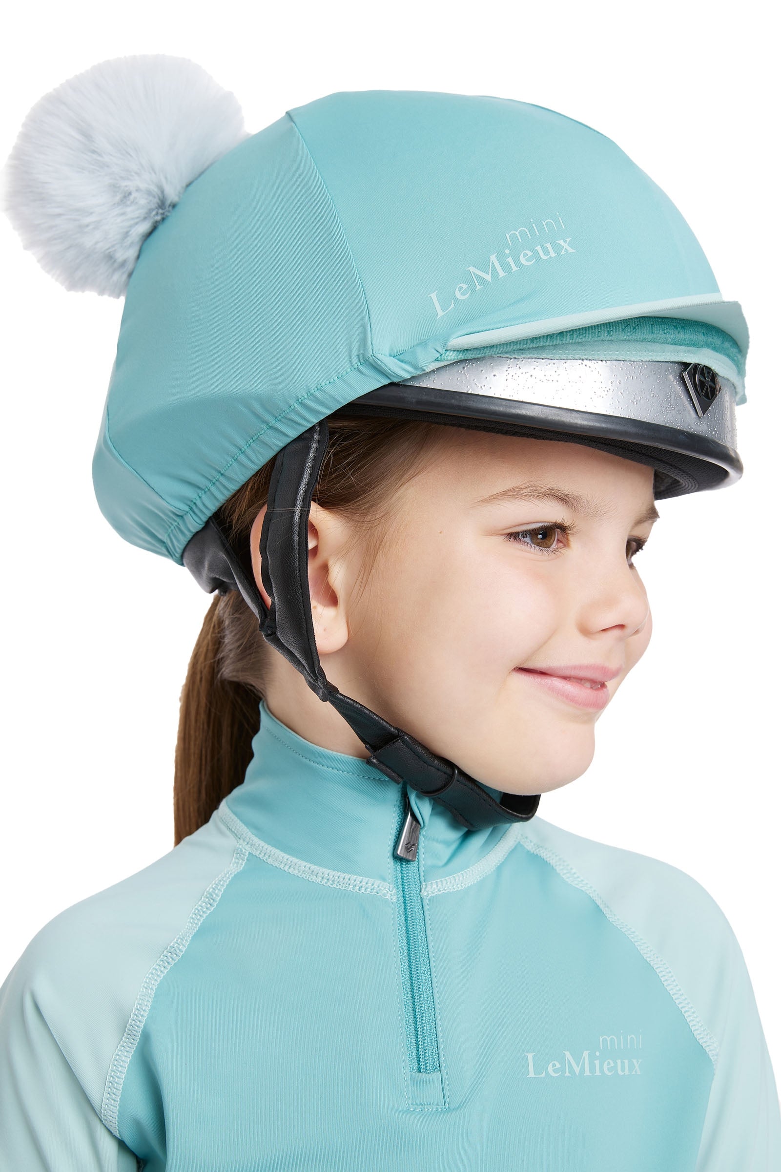 LeMieux Mini Double Pom Hat Silk Accessories