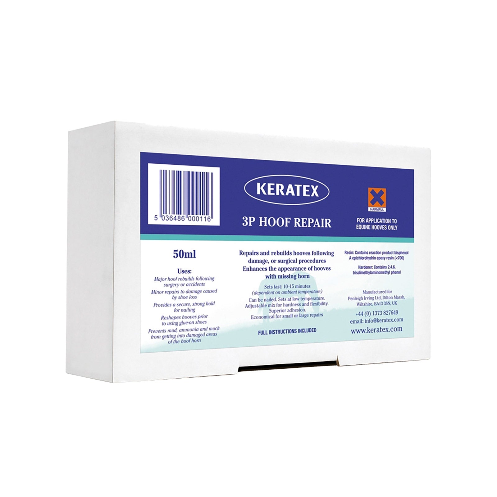 Keratex 3P Hoof Repair 50 ml Hälsovård