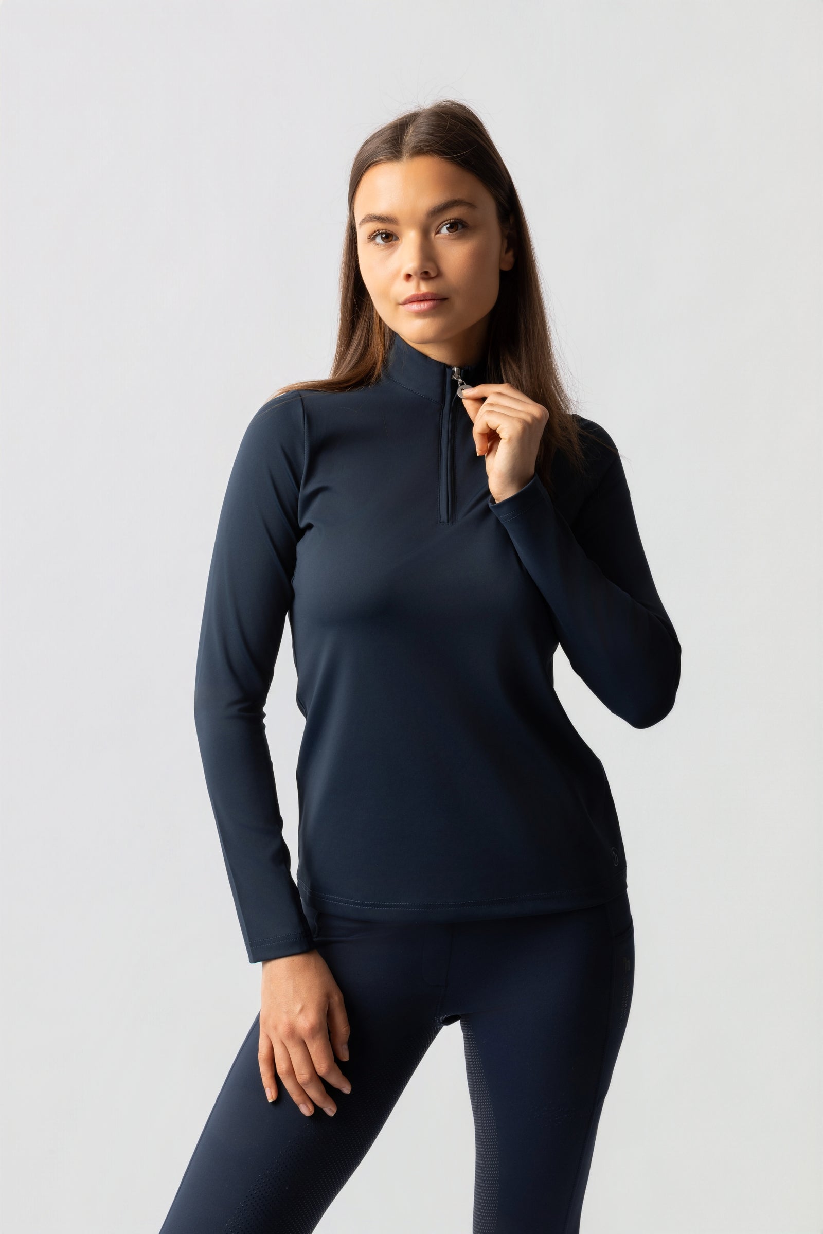 Horze Lilian Dam långärmad träningsskjorta Damridkläder