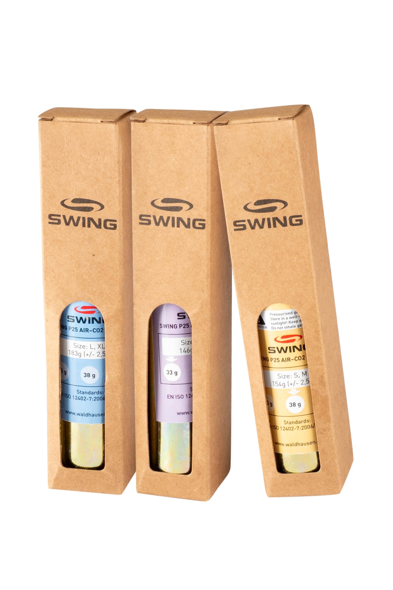 SWING Cartridge CO2 for SWING P25 AIR, S, M, 38g Ridhjälmar & Säkerhetsvästar