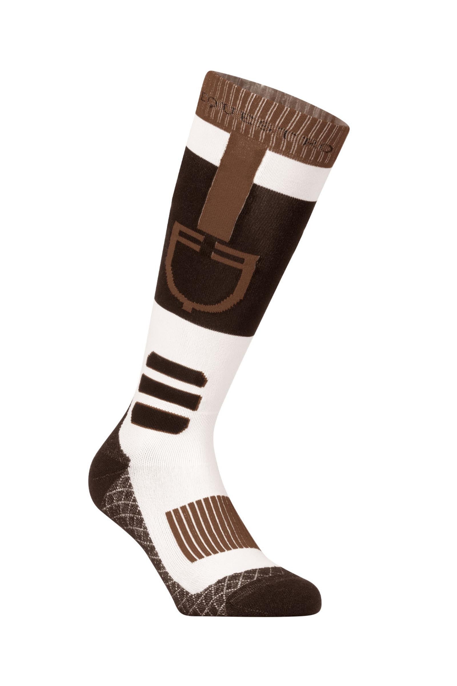 Equestro Sock in Technical and Breathable Fabric With Logo Socks
