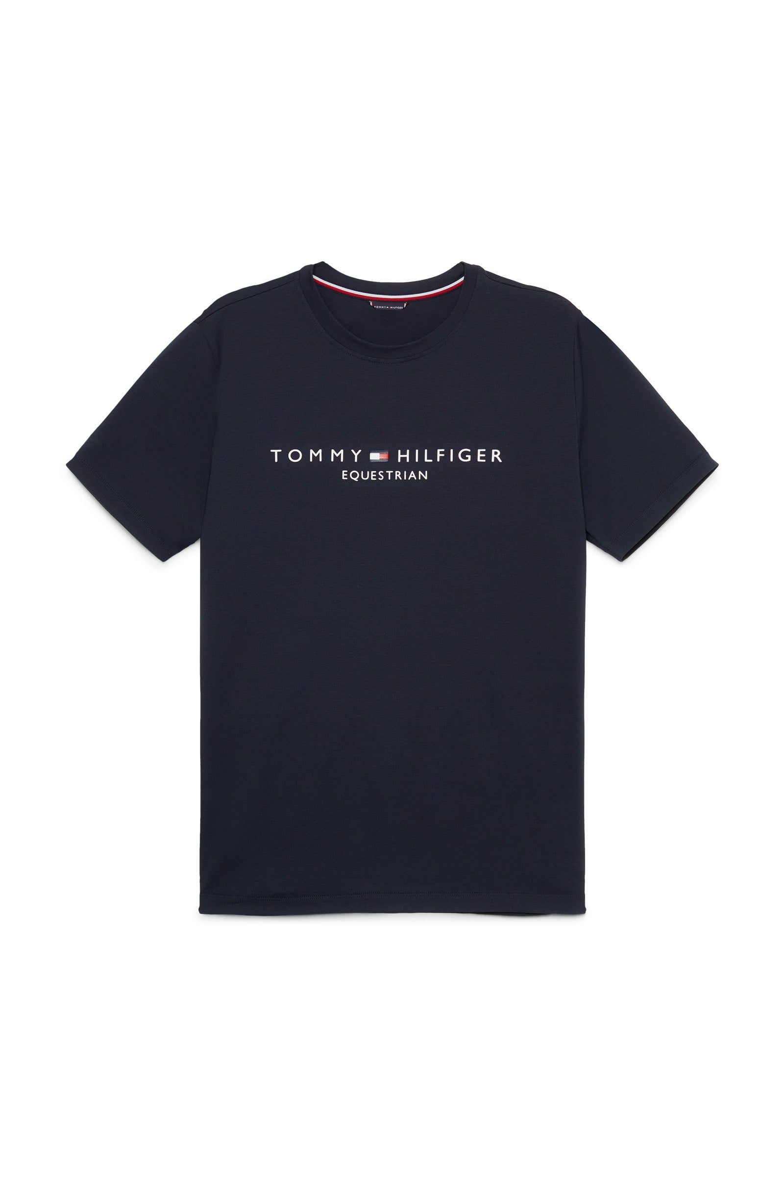 Tommy Hilfiger Equestrian Williamsburg Logo T-Shirt Short Sleeves Mens Riding Clothing