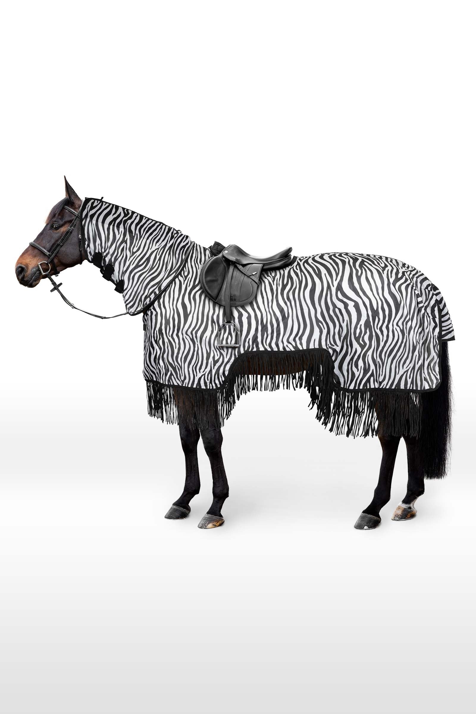 Horze Defender riding rug with fringes Horse Rugs