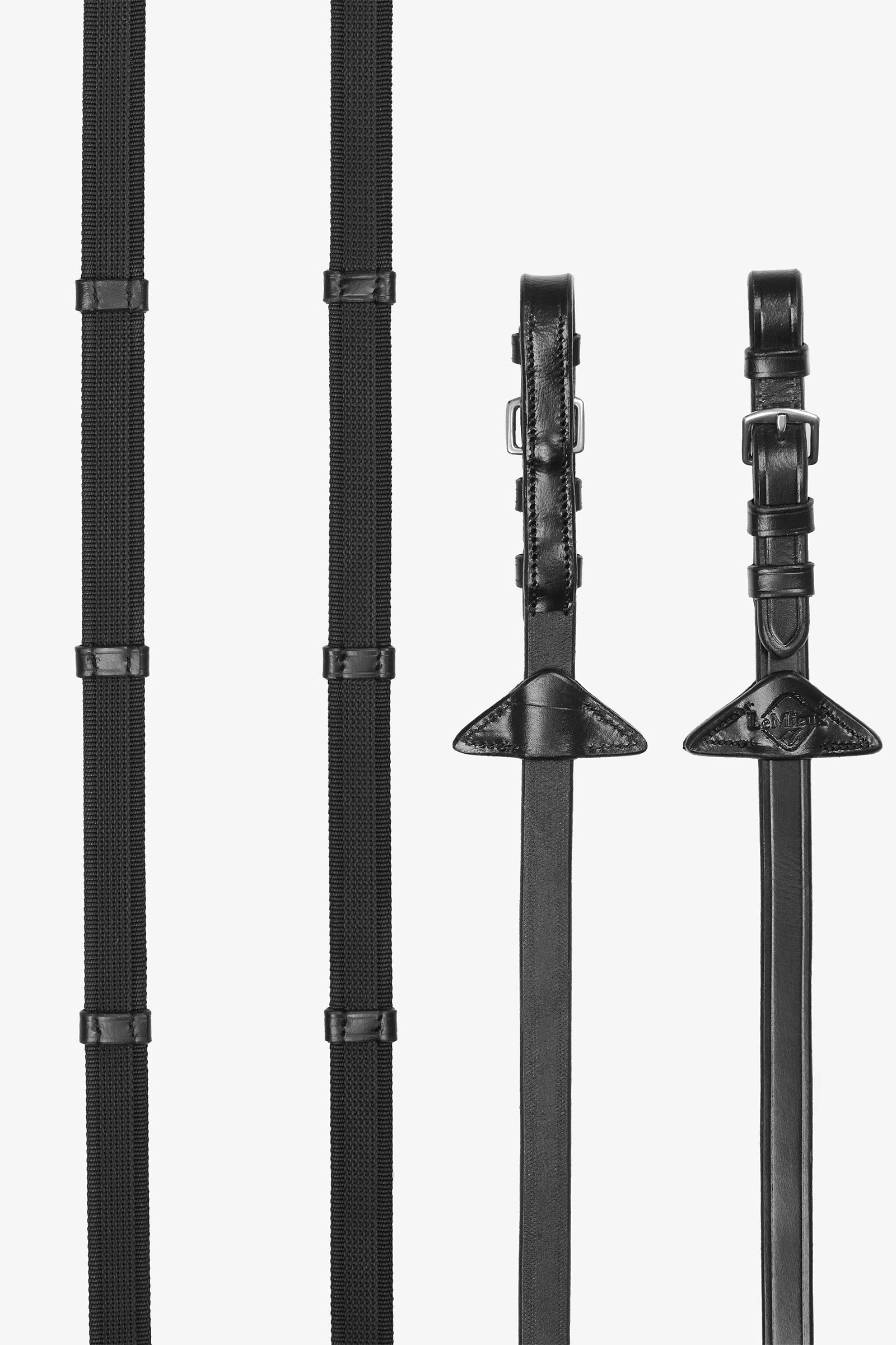 LeMieux Rubber Grip Continental tyglar med gummigrepp Träns & Tyglar