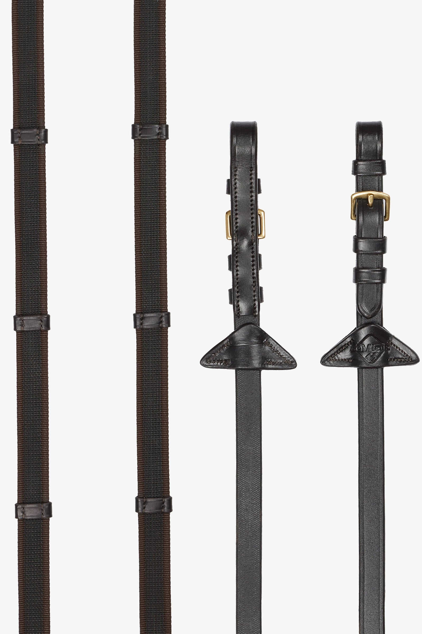 LeMieux Rubber Grip Continental tyglar med gummigrepp Träns & Tyglar