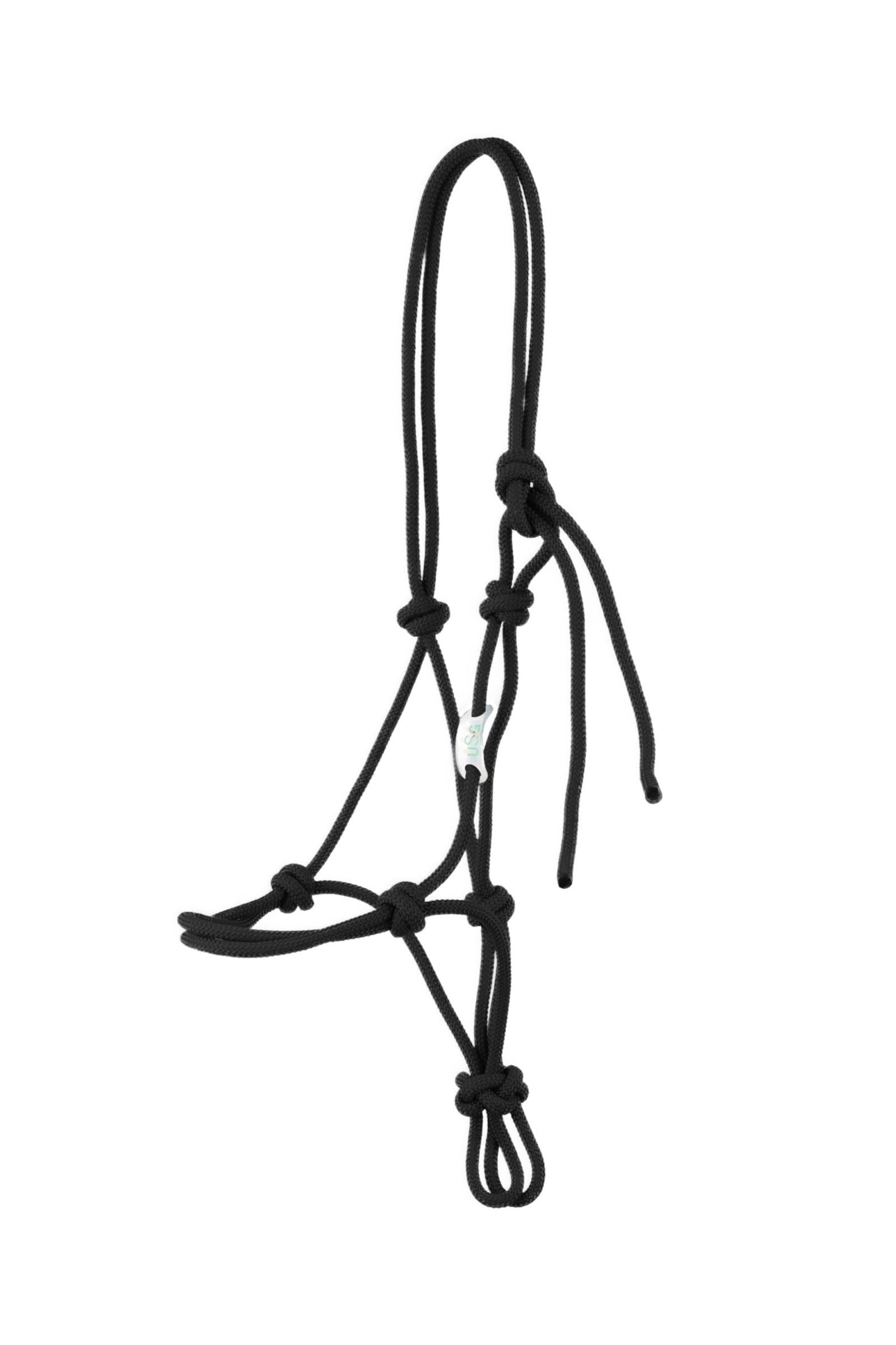 USG Basic Knotted Rope Halter Grimma & grimskaft