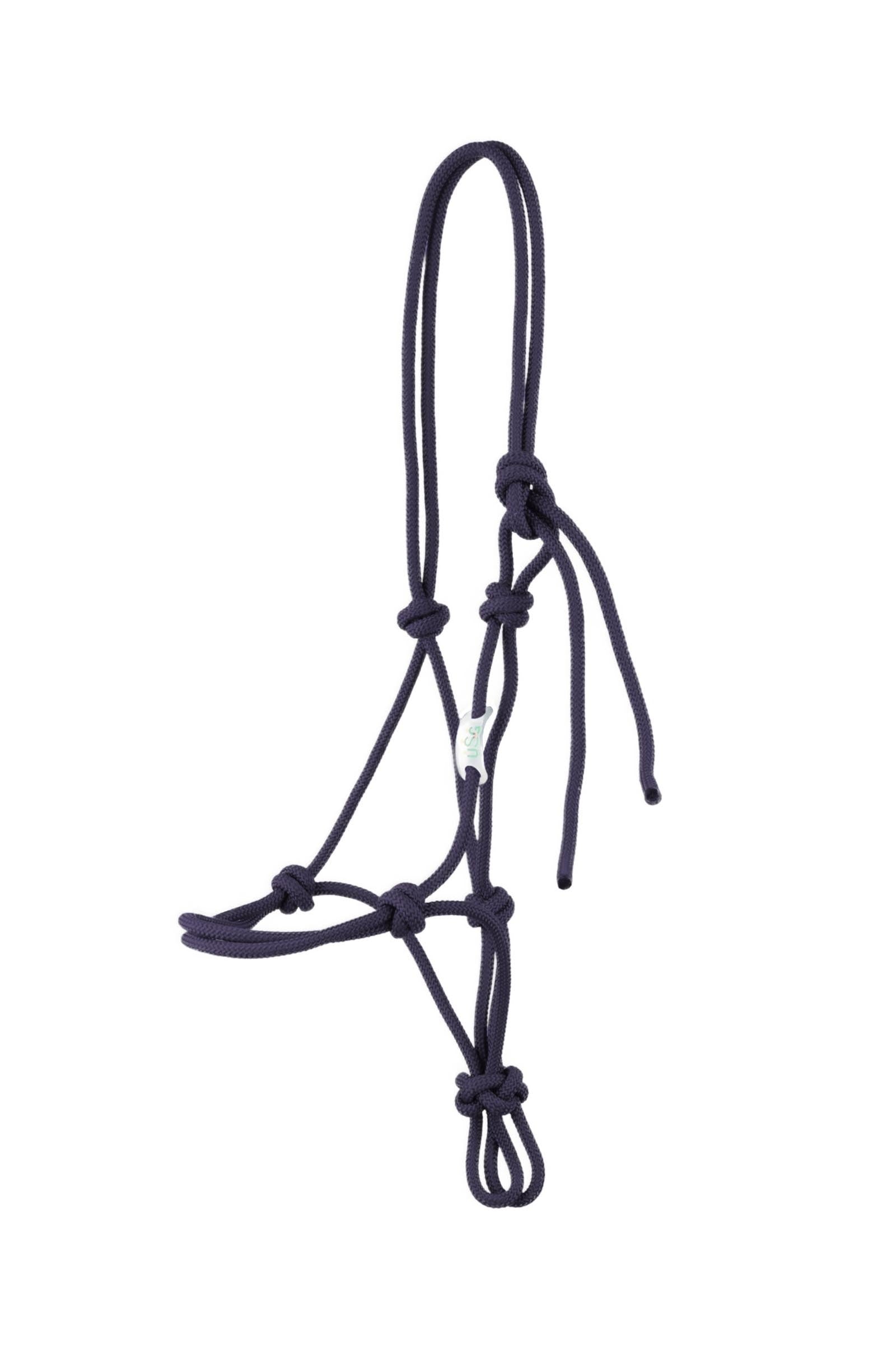 USG Basic Knotted Rope Halter Grimma & grimskaft