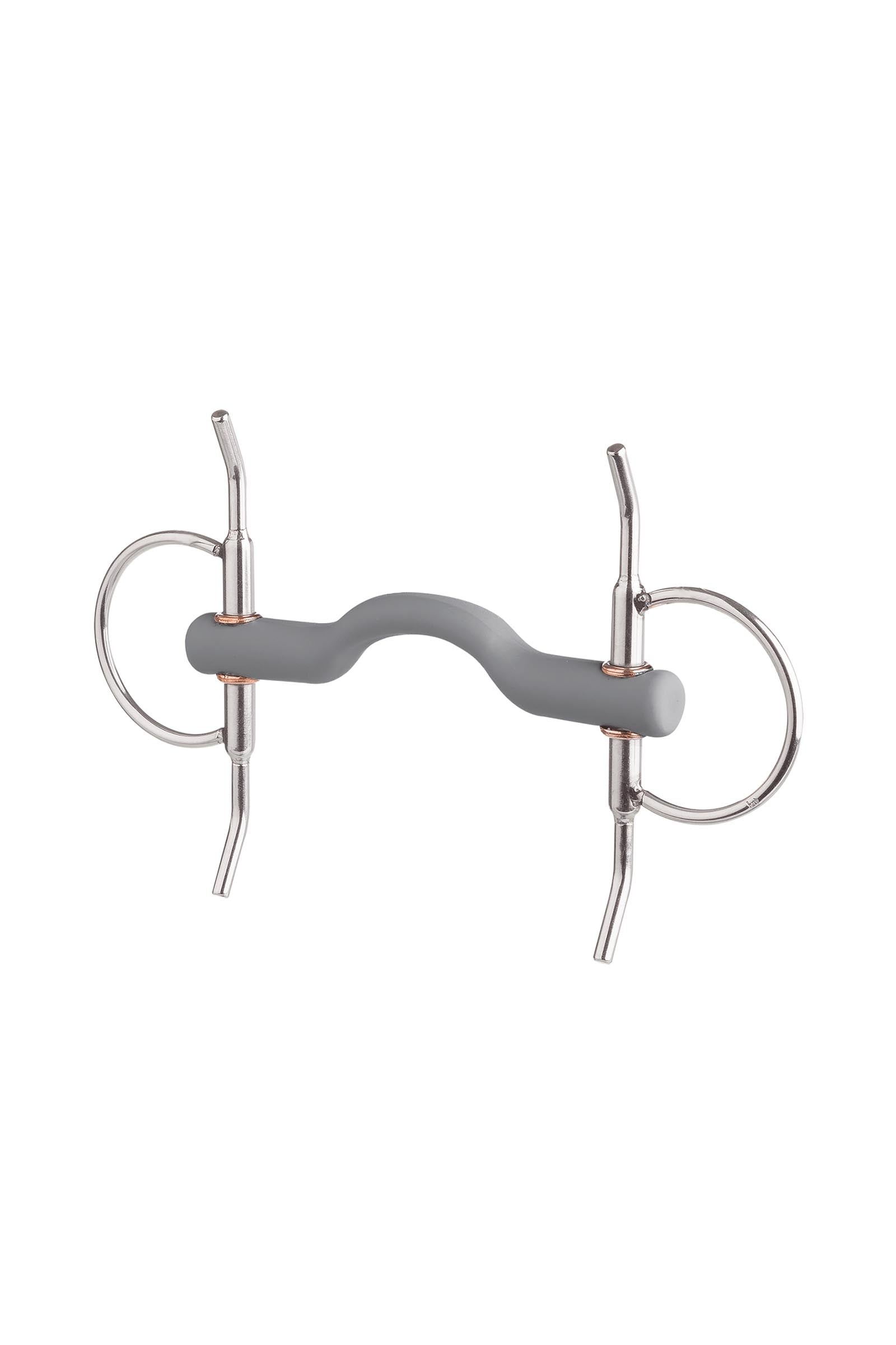Beris Full Cheek Bit, Tongue Port Snaffle, Soft Horse Bits