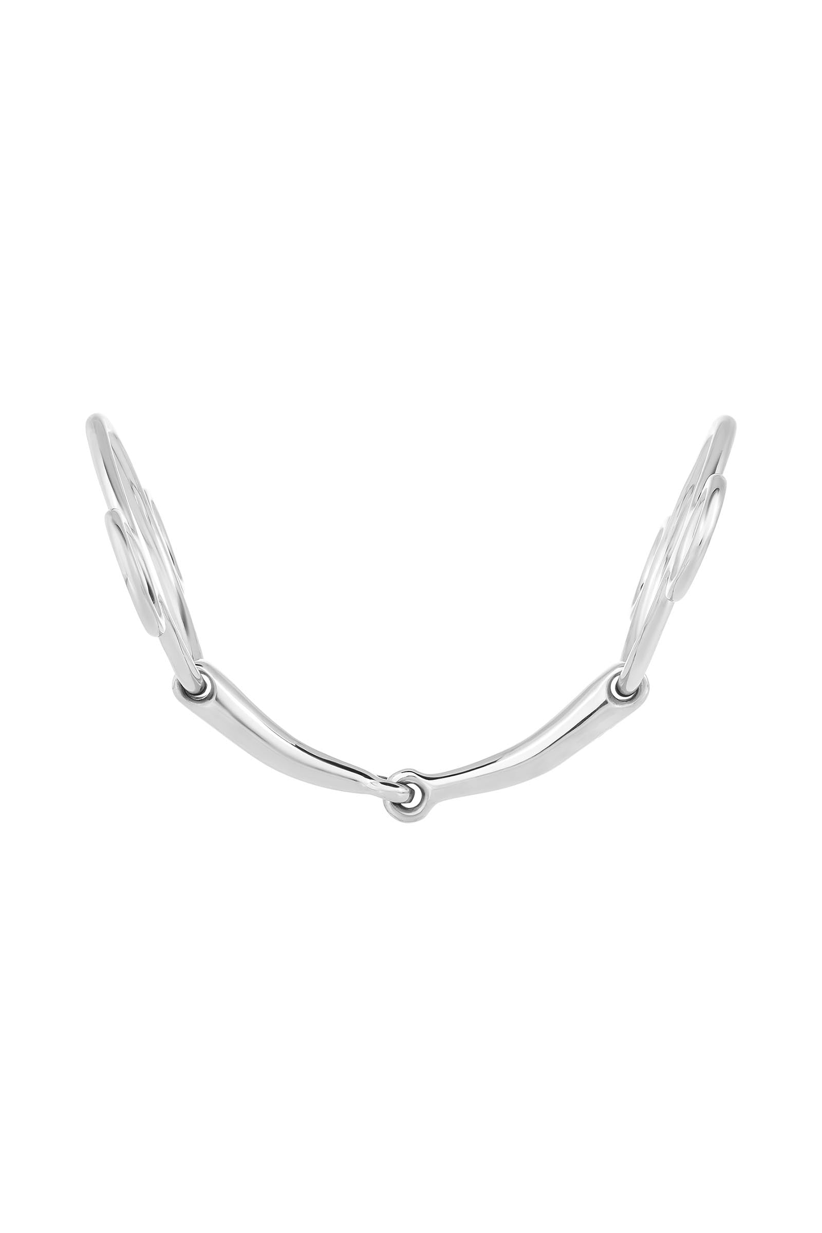 Waldhausen 3-ring Bit, Single Jt., Stainless St., 14 mm Horse Bits