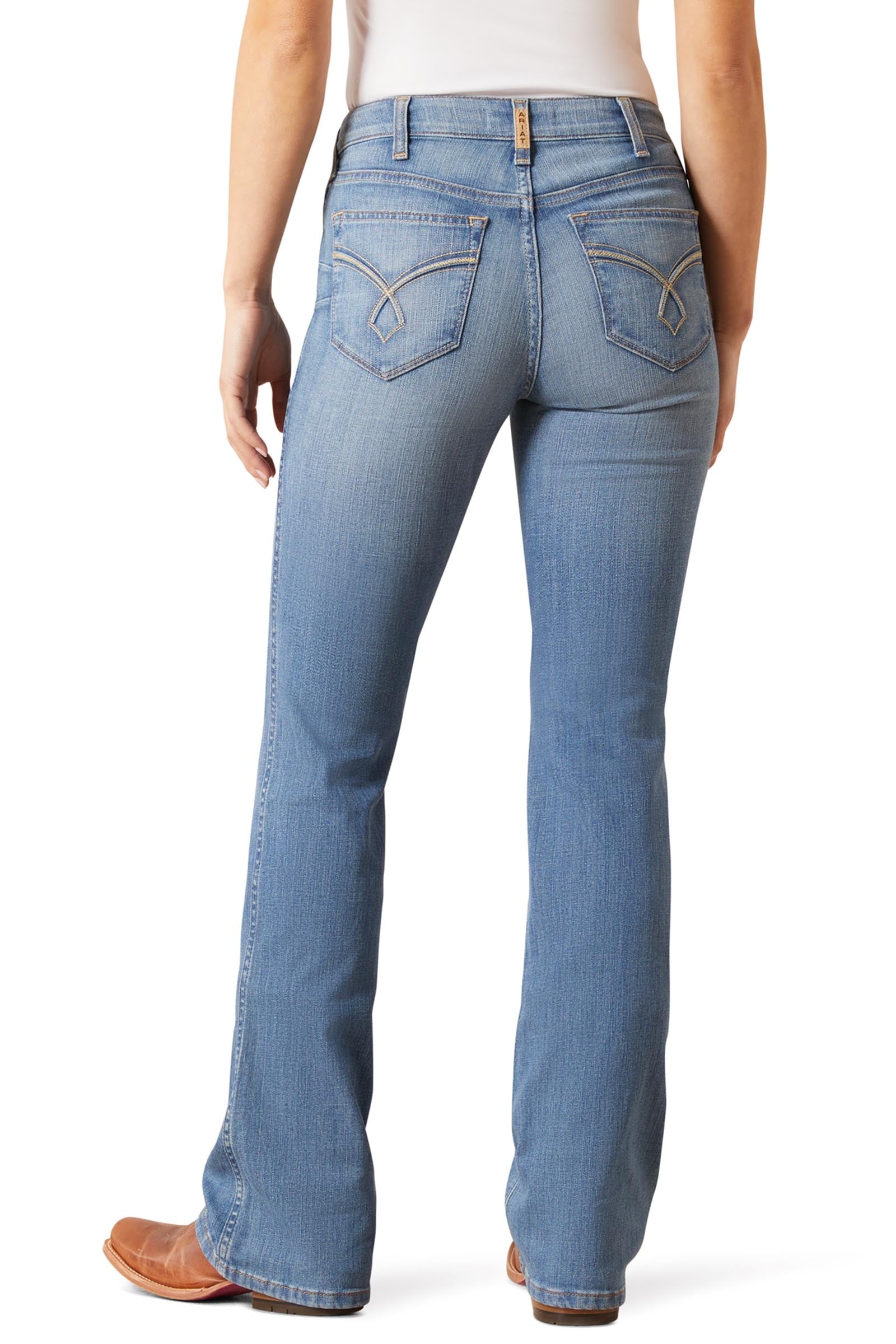 Ariat County Lane Wide Square Toe dam westernboots Womens Breeches