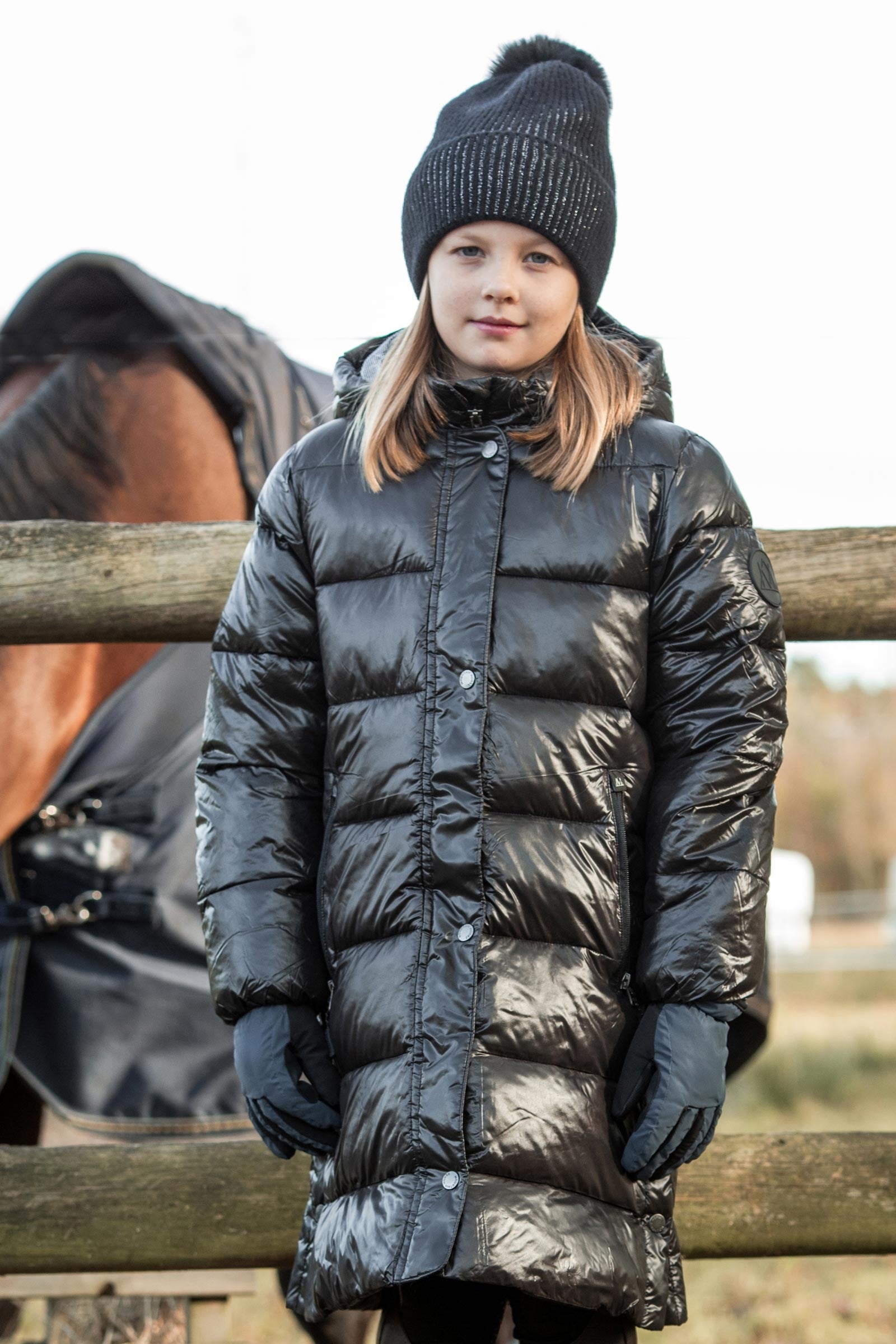 Mountain Horse Irma Kids´ Long Padded Coat Kids Apparel