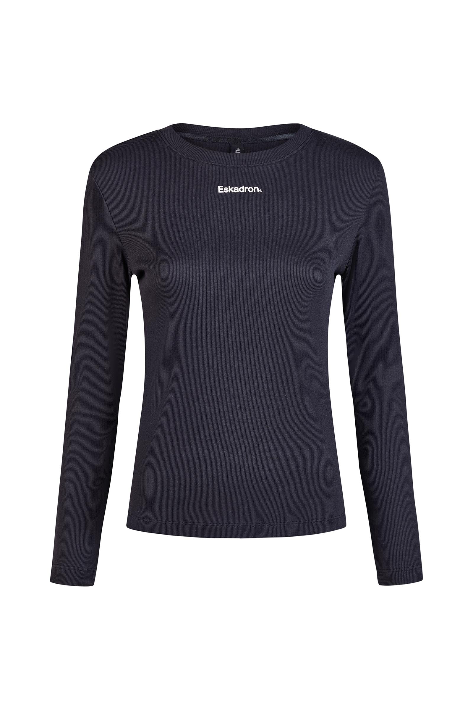 Eskadron Classic Sport SS26 Dam ribbad långärmad tröja Damridkläder