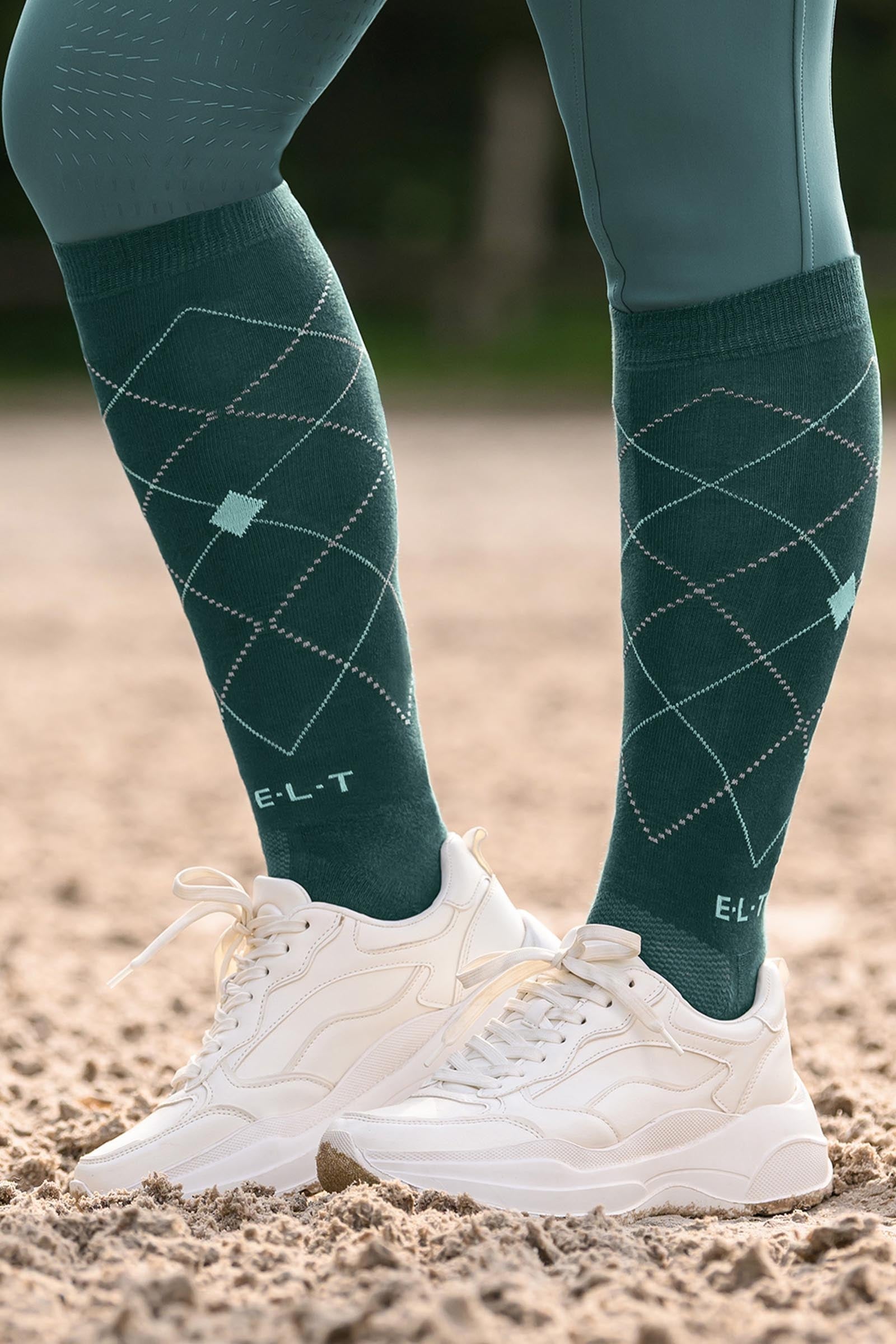 ELT Argyle andningsbara ridstrumpor Strumpor
