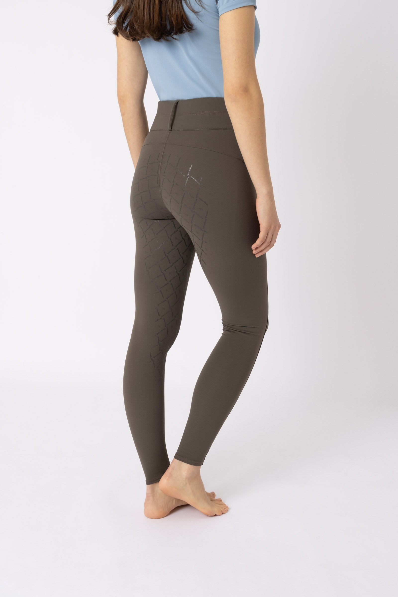 Horze Sophie ridbyxor med hög midja och helskodd, damstorlek Womens Breeches