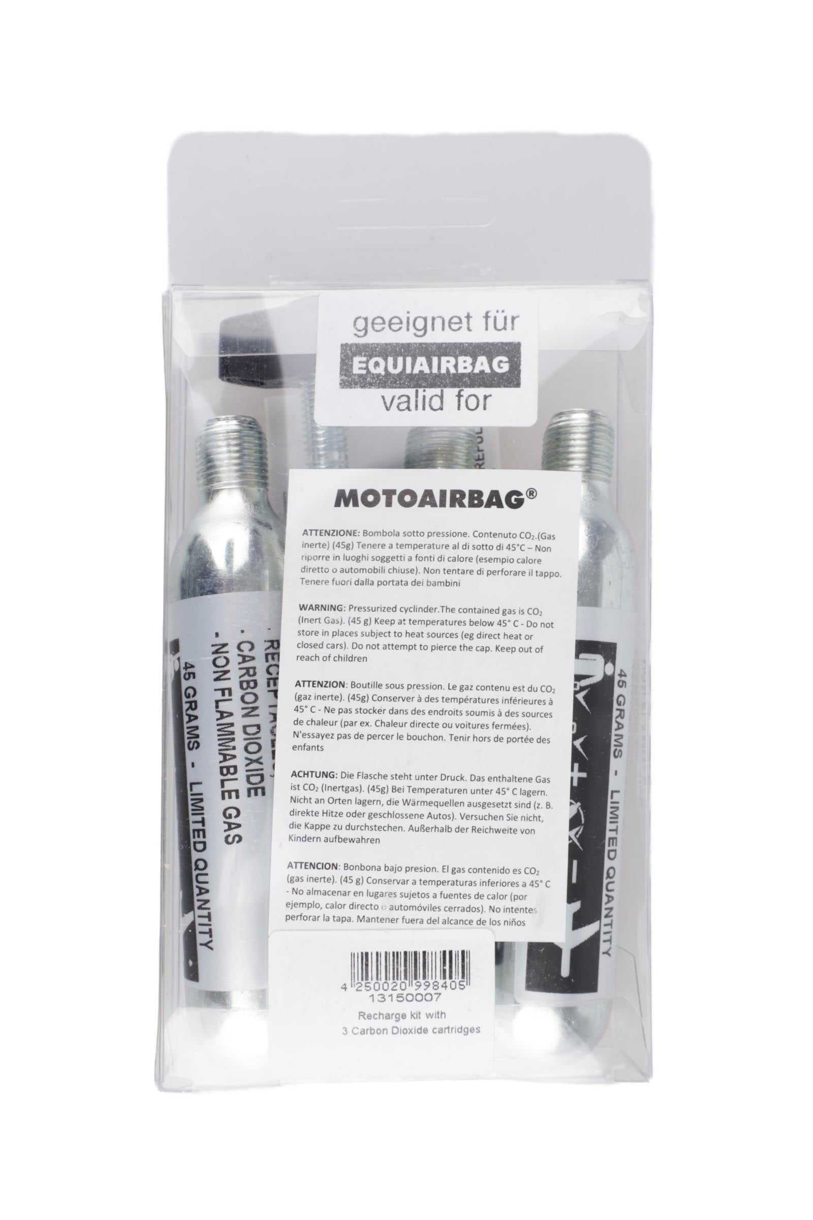 USG EquiAirbag® Recharge Kit (Incl. 3 Catridges, Tool & Manual) Ridhjälmar & Säkerhetsvästar