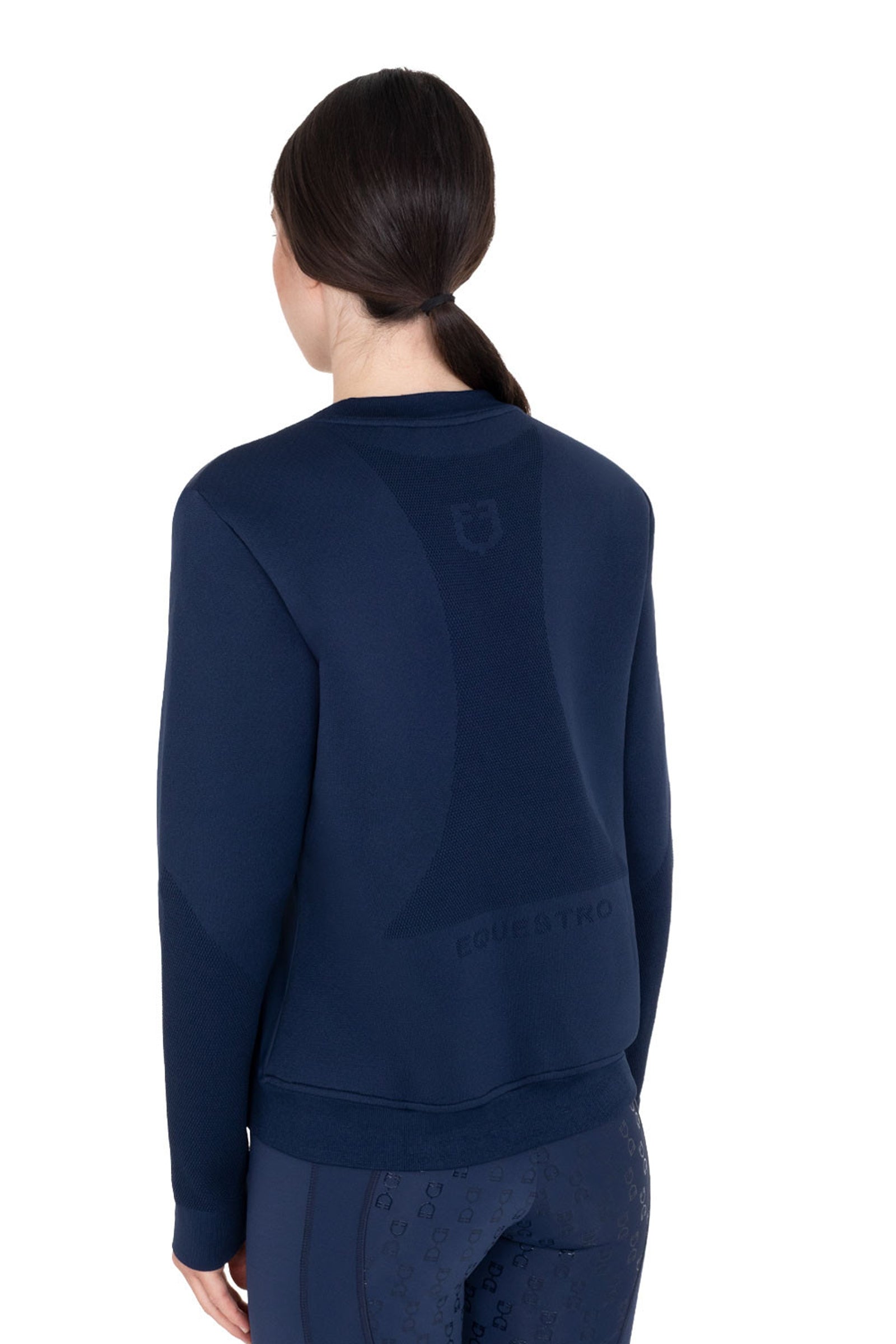Equestro SS2026 Women's Nylon-Knit Seamless Sweatshirt Women’s Riding Clothing