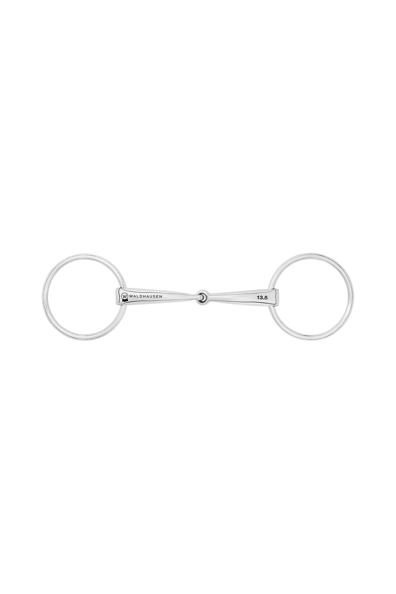 Waldhausen Snaffle Bit Anatomical, Single Jt., Stainless St., 14 mm Horse Bits