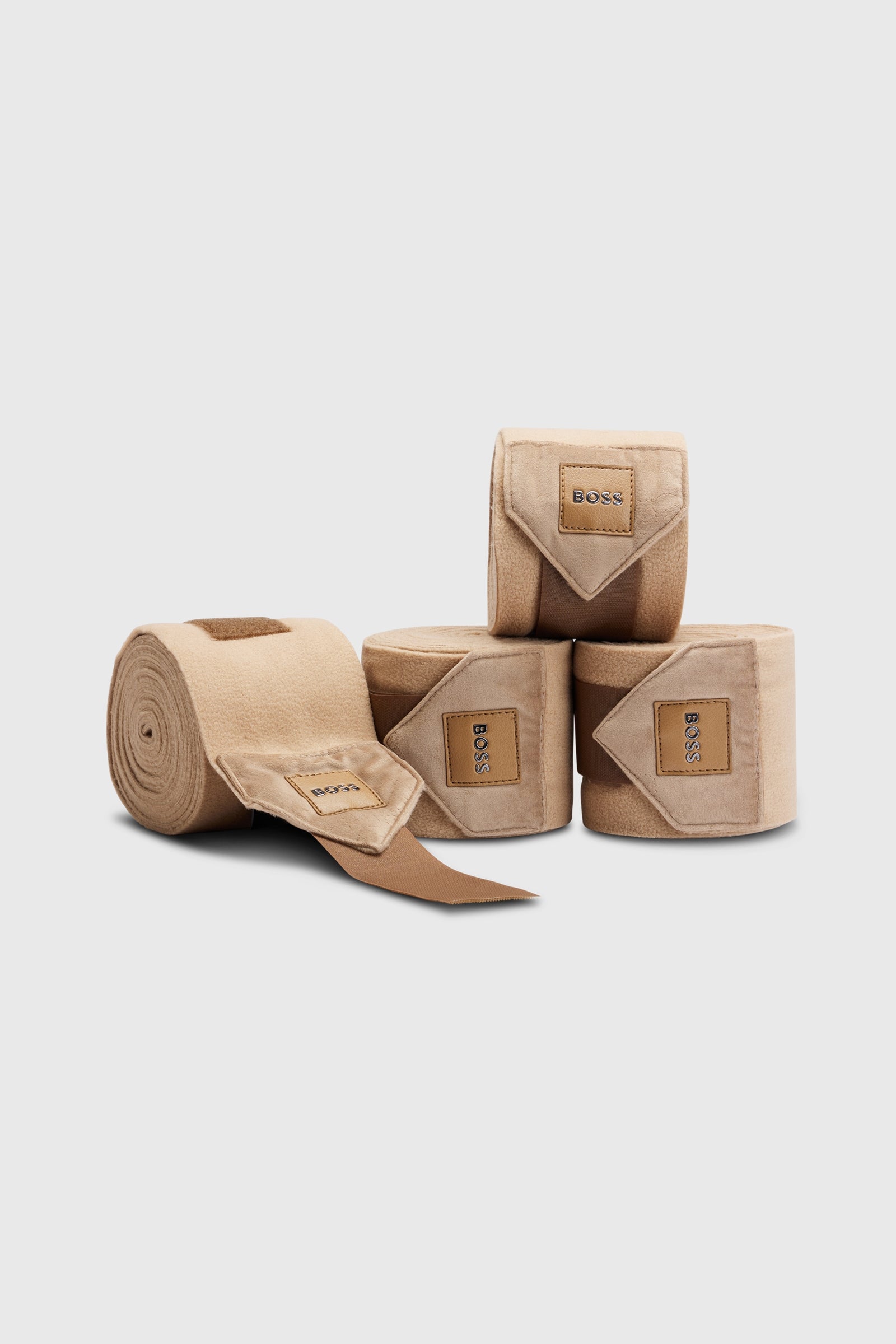 BOSS Equestrian Boss Bandages Velvet Detail Leg Protection & Hoof Protection for Horses