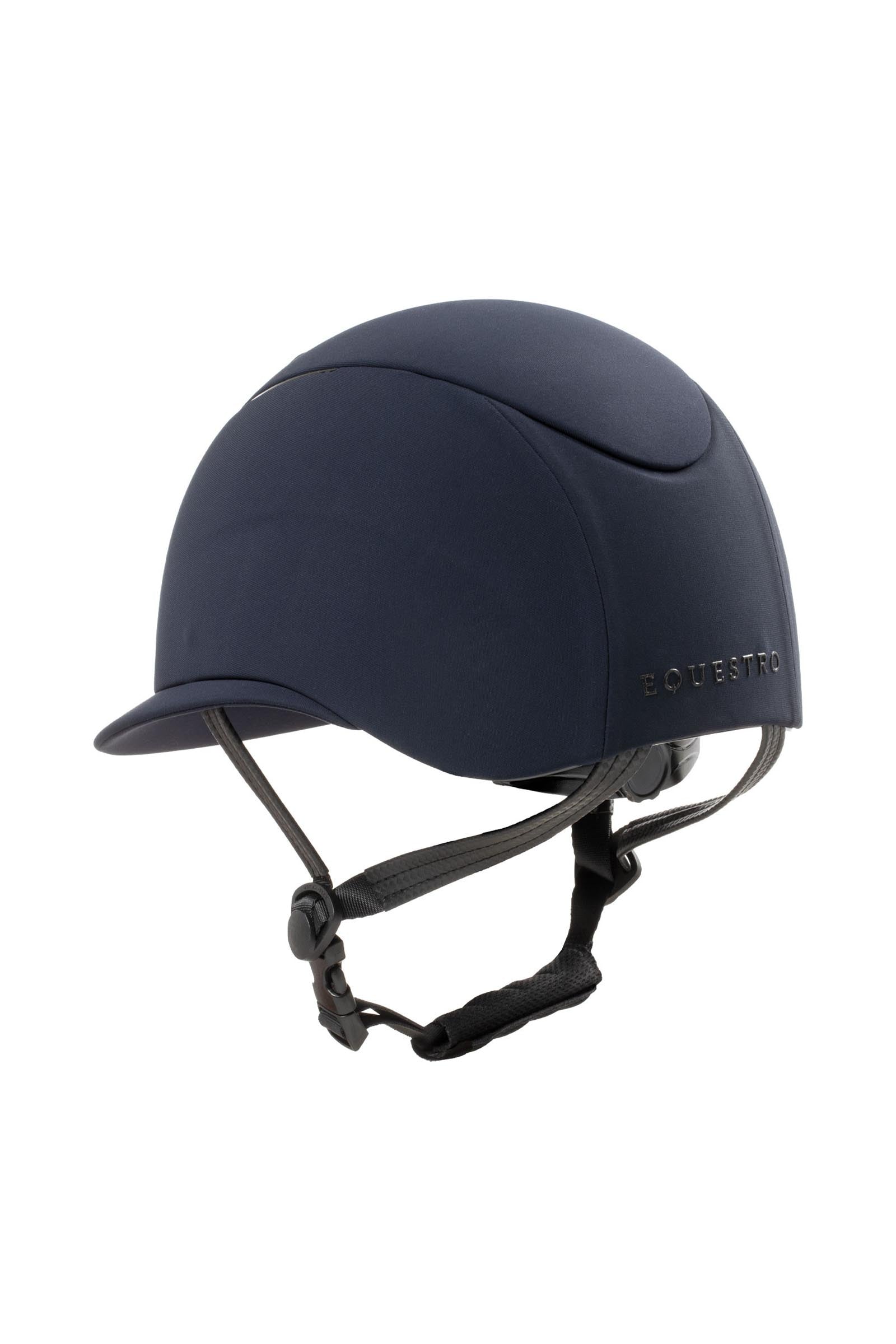 Equestro Women's Helmet With Wide Visor and Embossed Logo Homologation En 1384-2023 Safety Equipment