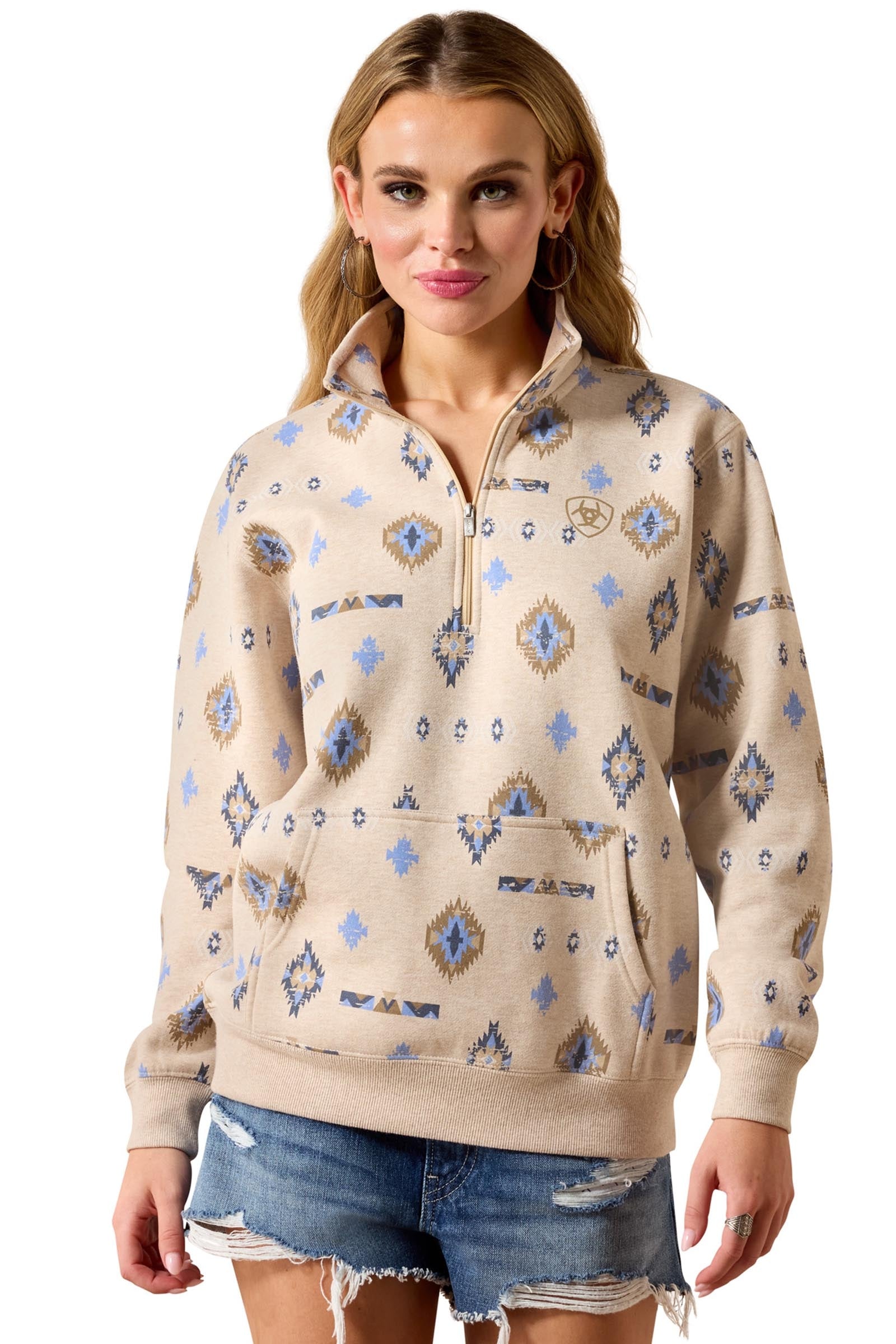 Ariat Women's Sapphire 1/2 Zip Sweatshirt Damridkläder