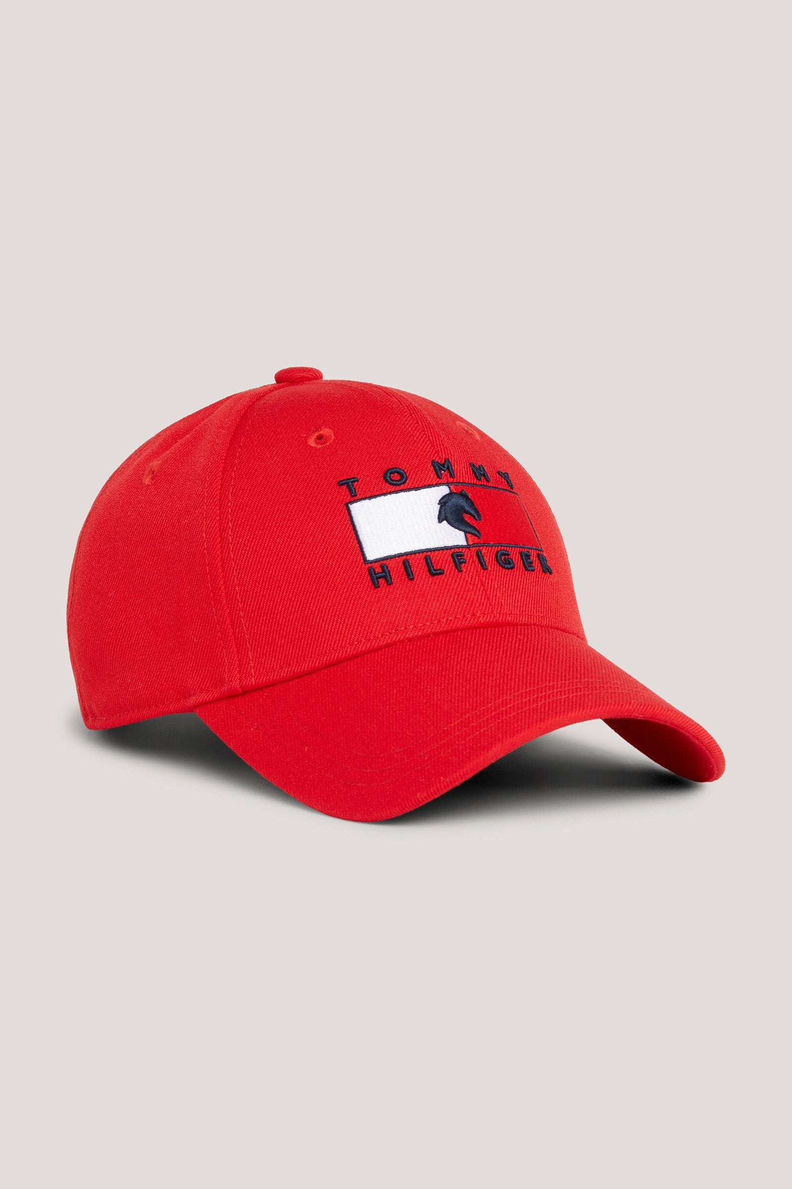 Tommy Hilfiger Equestrian Montreal Vattenavvisande Flagga Logga Keps Accessoarer
