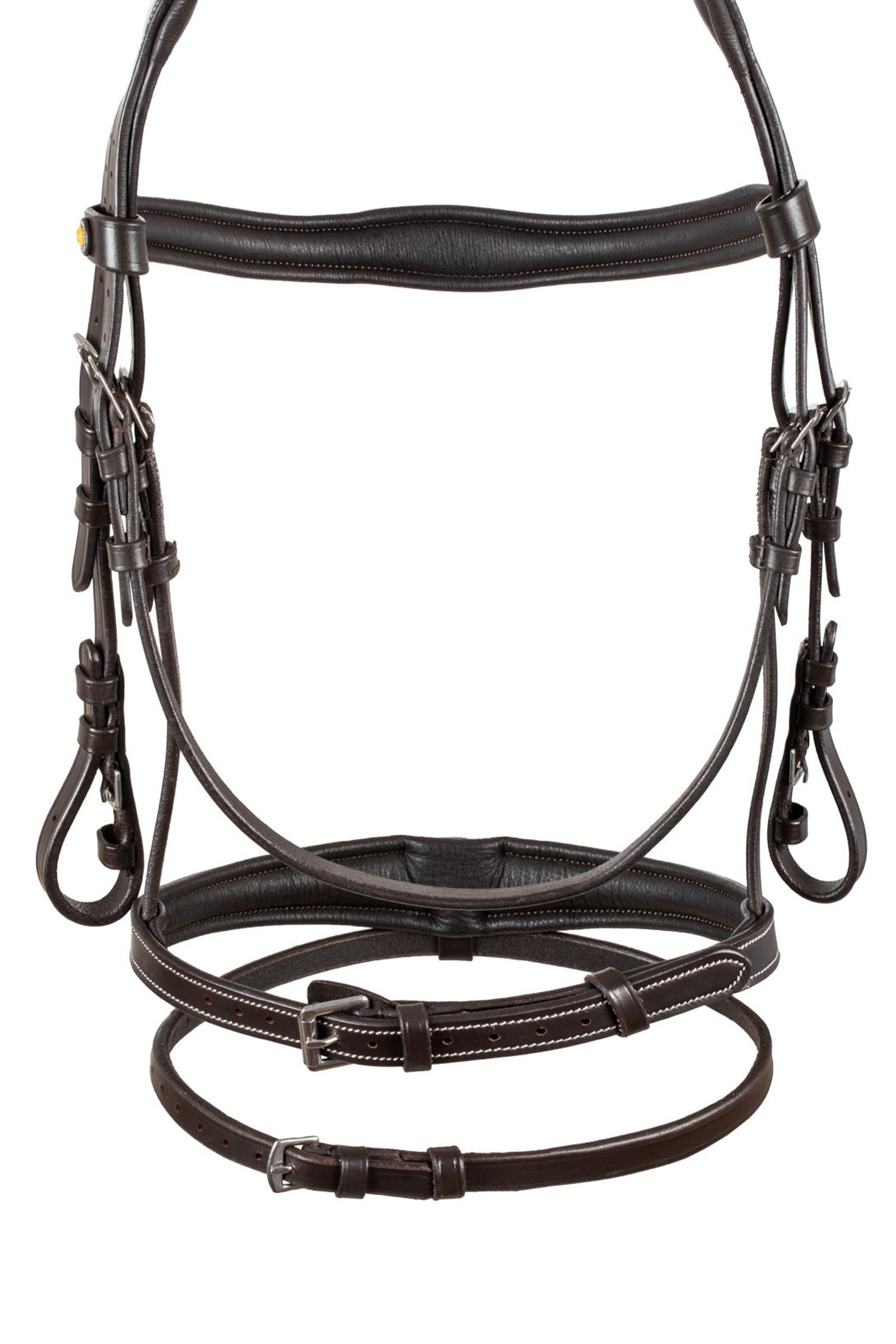 Equestro Bridle in Soft Stitched Leather Bridles & Reins