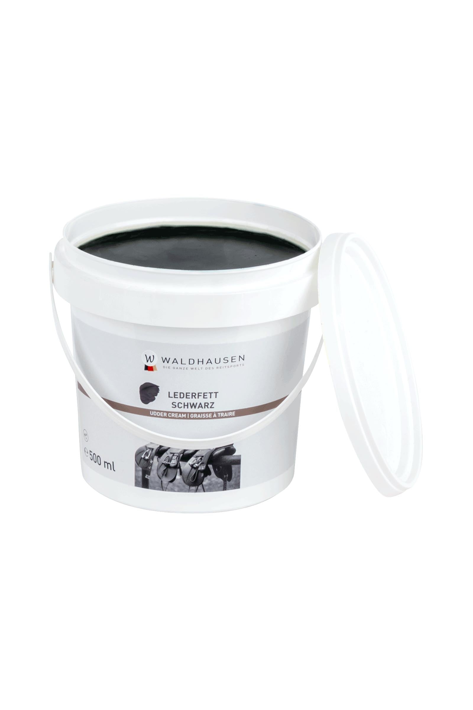 Waldhausen Leather Grease, Black, 500 ml Horse Health Care