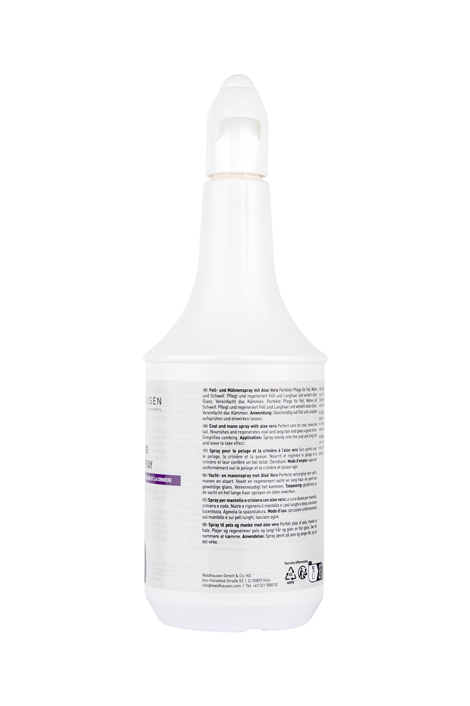 Waldhausen Mane & Tail Care Spray With Aloe Vera, 1 L Horse Health Care