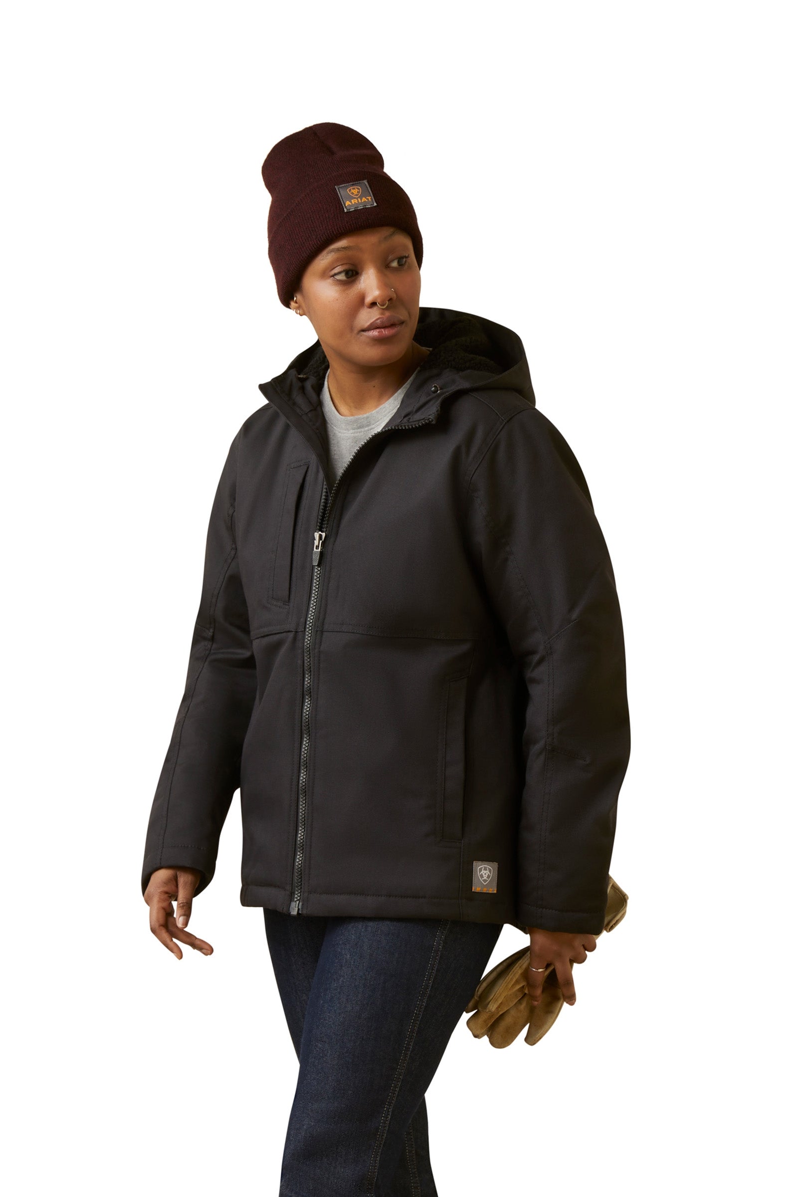 Ariat Rebar DuraCanvas fodrad jacka, dam Damridkläder
