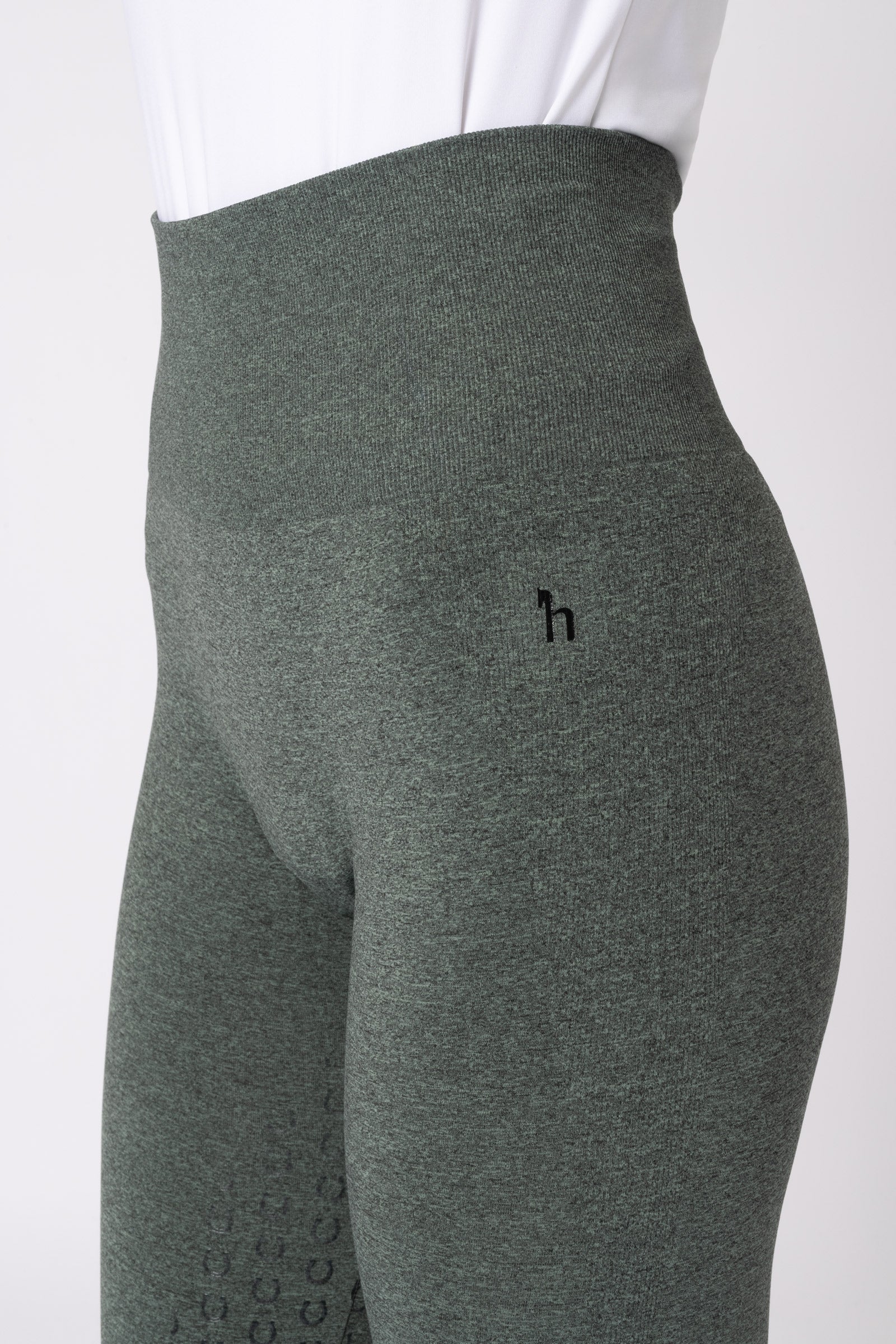 Horze Nessa Seamless Full Grip Scrunch Tights Womens Breeches