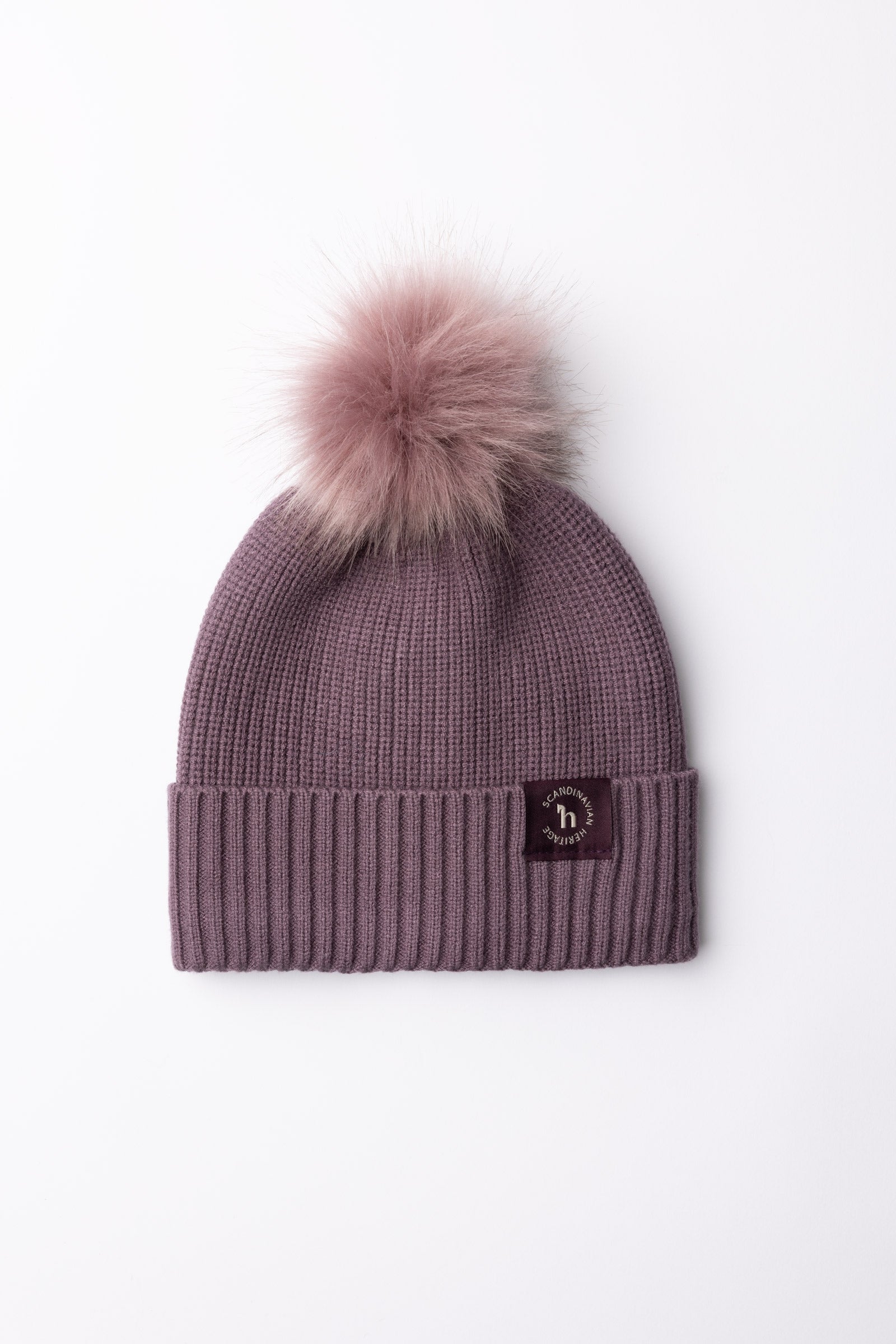Horze Noa Barn stickad mössa med avtagbar pompon Accessoarer