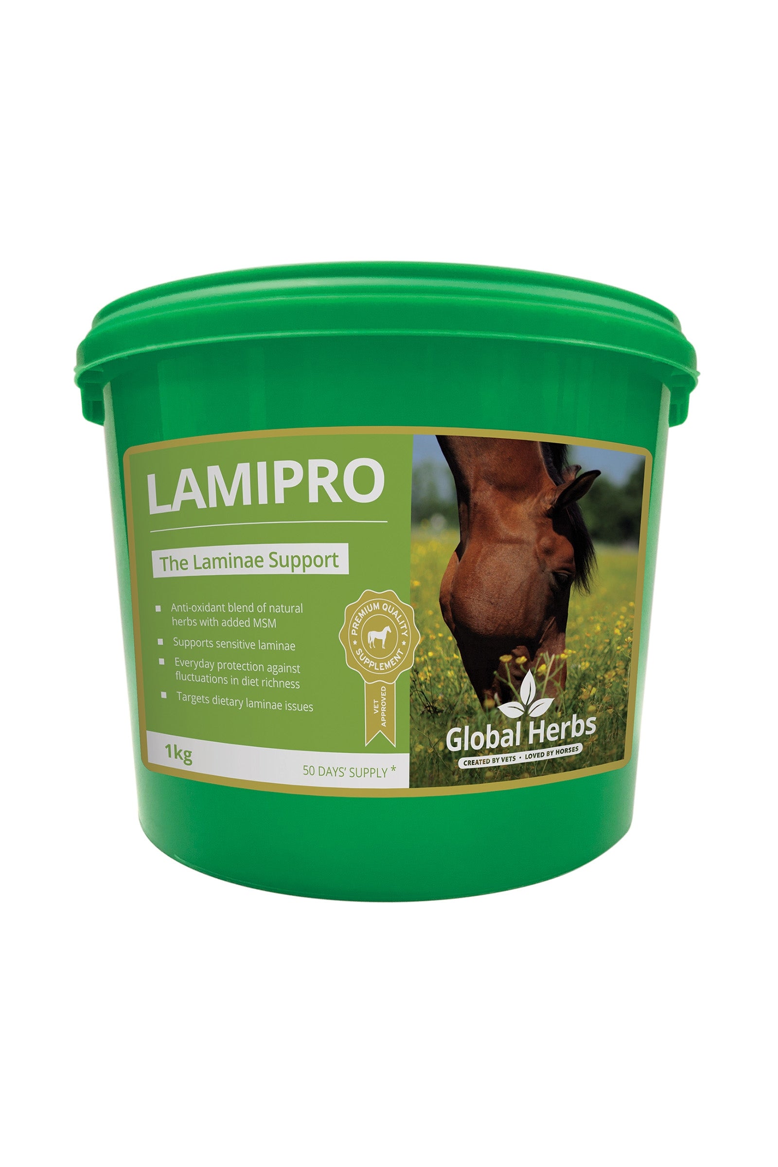 Global Herbs LamiPro Supplement 1 kg Horse Feed & Nutrition