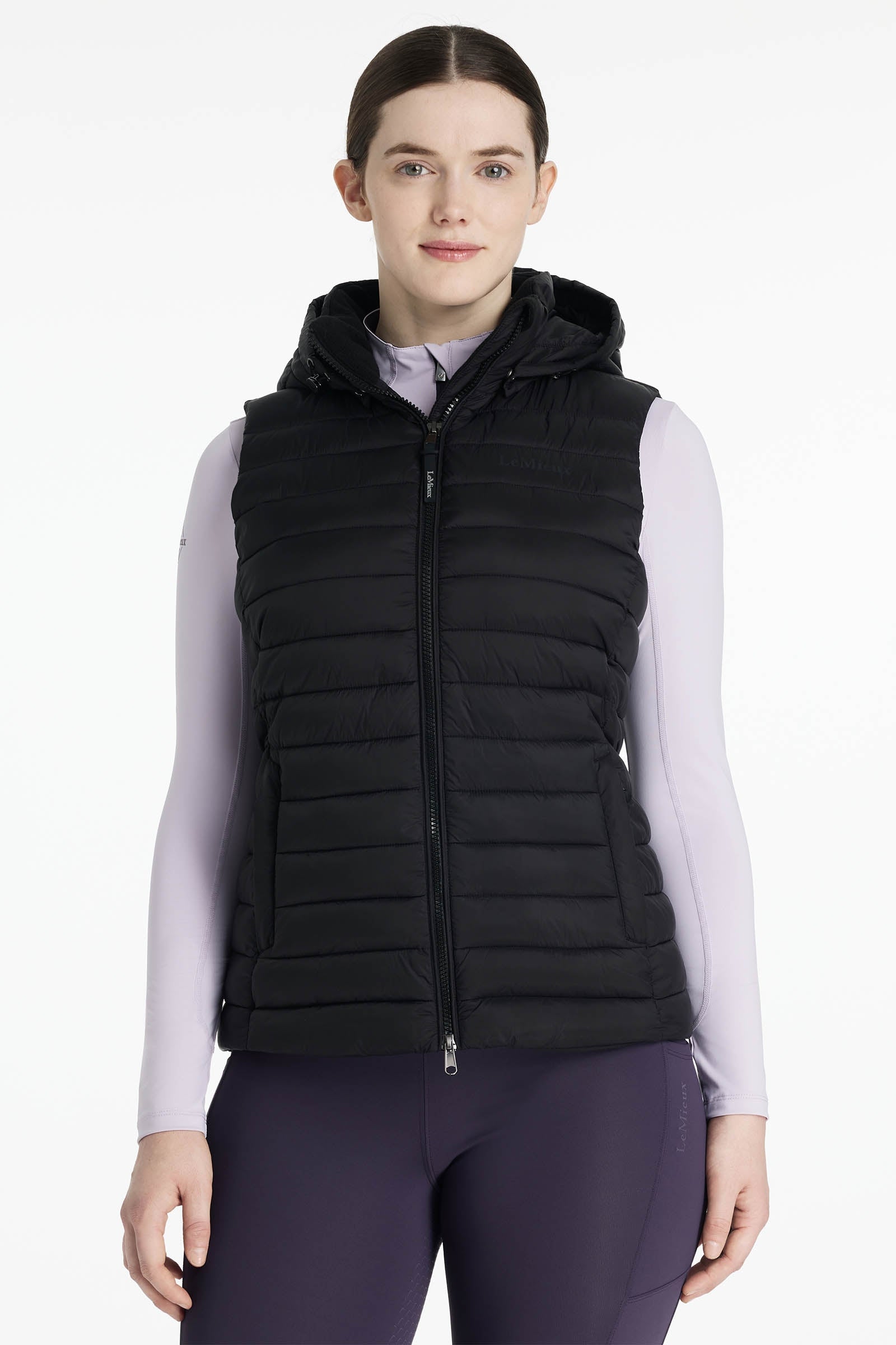 LeMieux Rose Women´s Hooded Puffer Gilet Women’s Riding Clothing